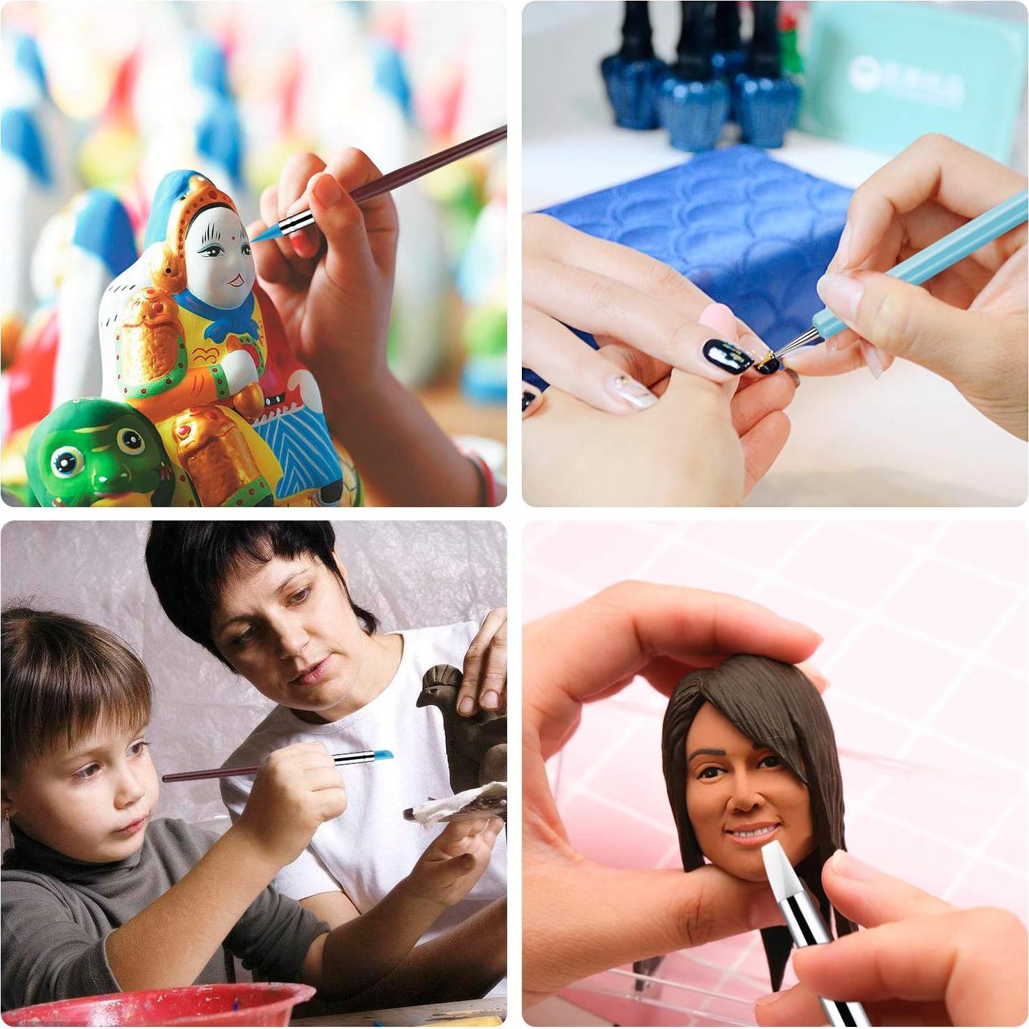 10 Piezas Herramientas de Esculpido de Arcilla Awpeye