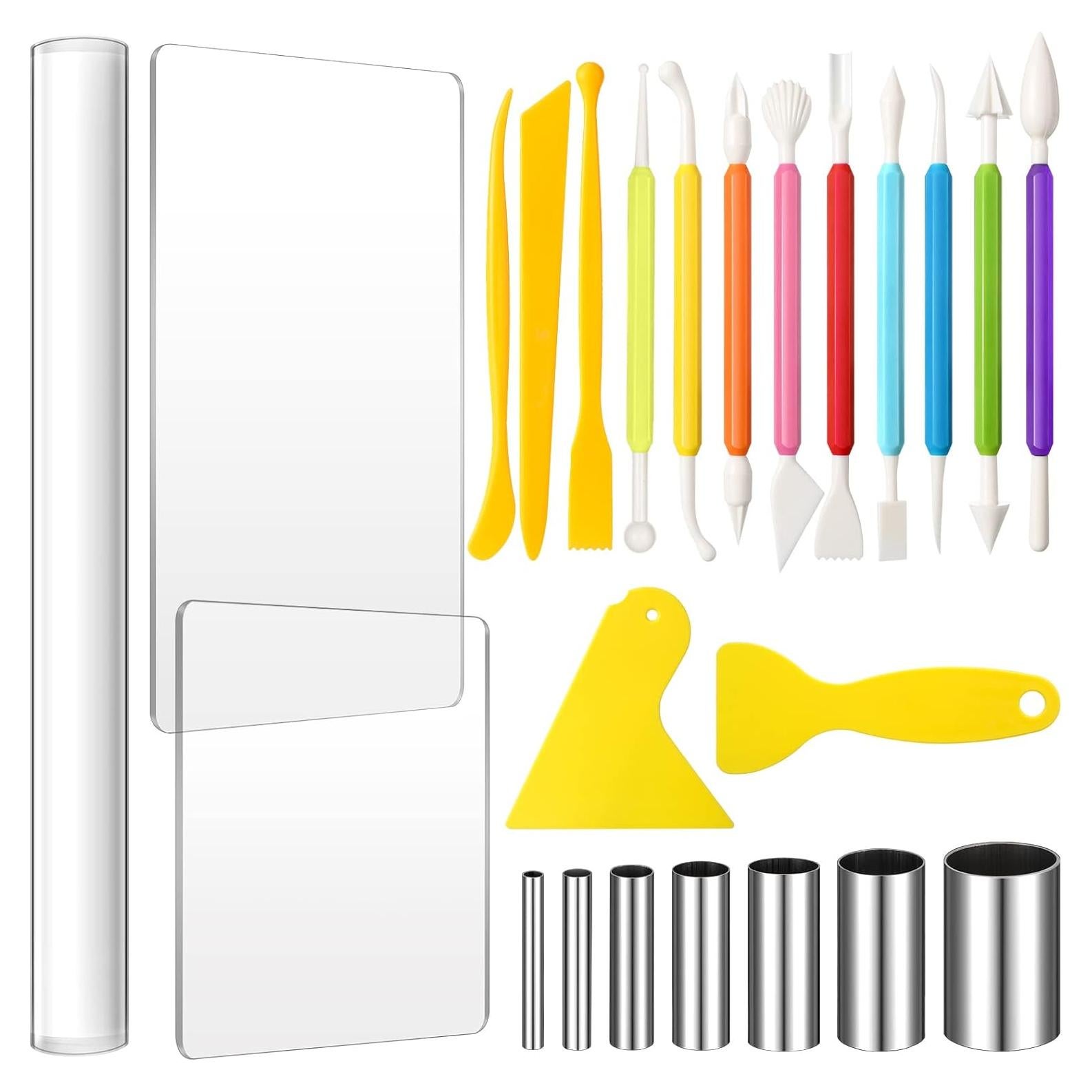 Kit de Herramientas de Escultura en Arcilla Honoson 24 Piezas