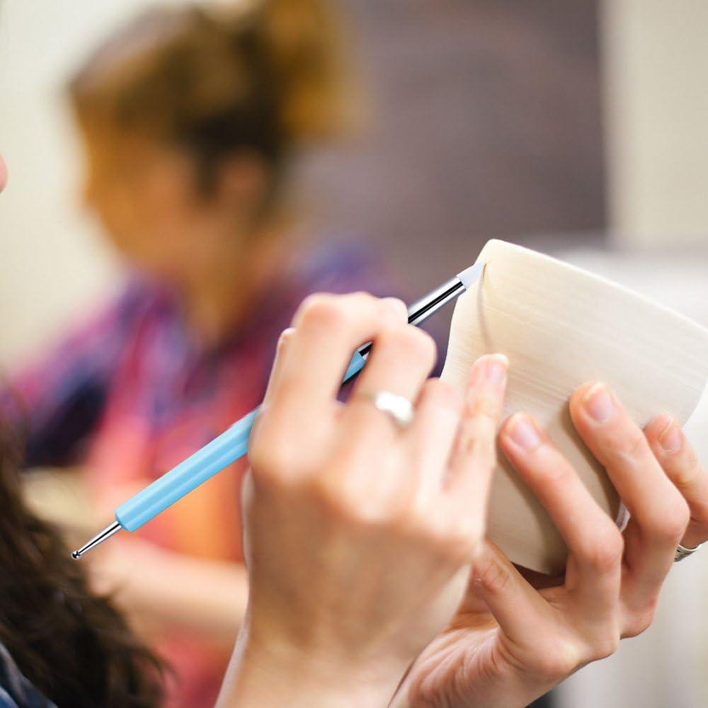 Juego de Herramientas de Estilógrafo Caydo 9 Piezas para Arcilla