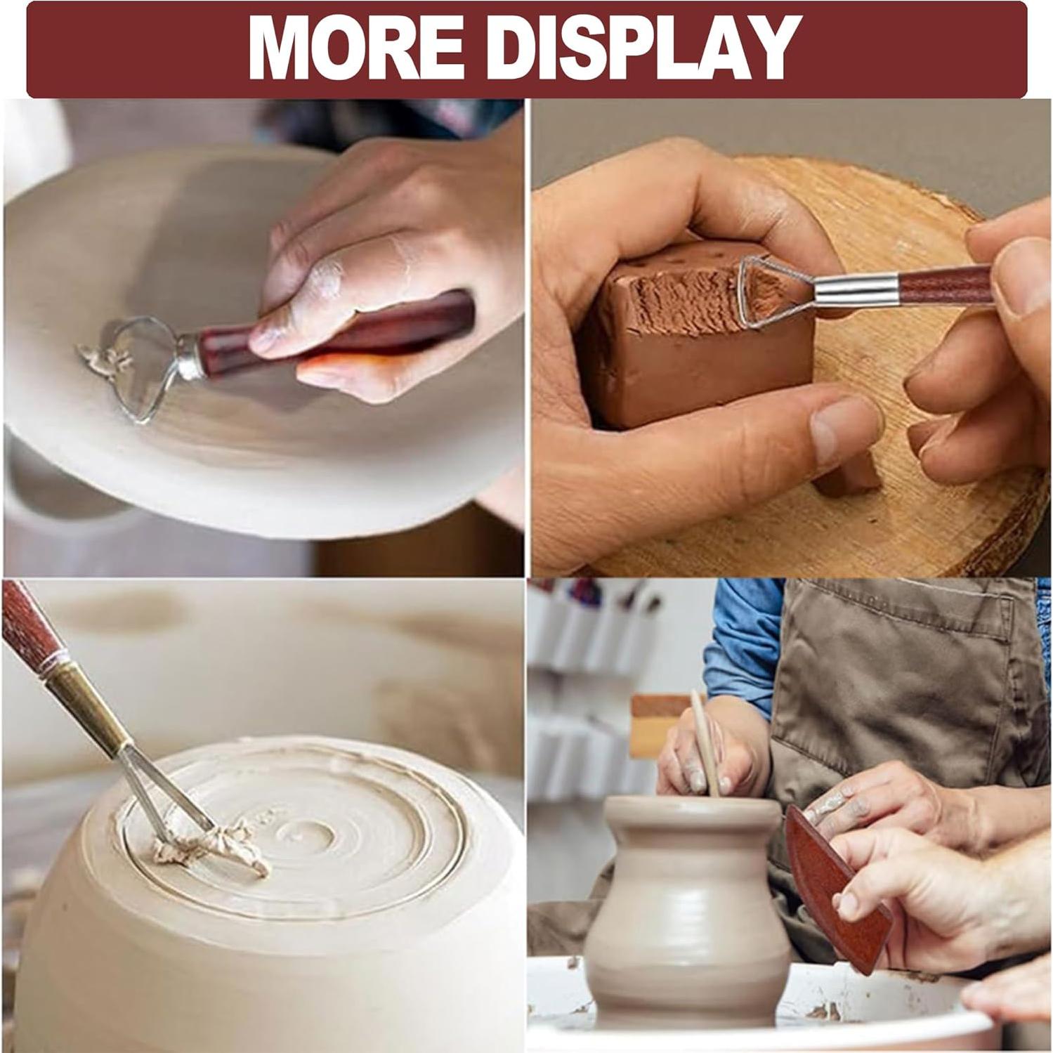 Juego de Herramientas de Escultura en Arcilla LINPHCEY 8 Piezas