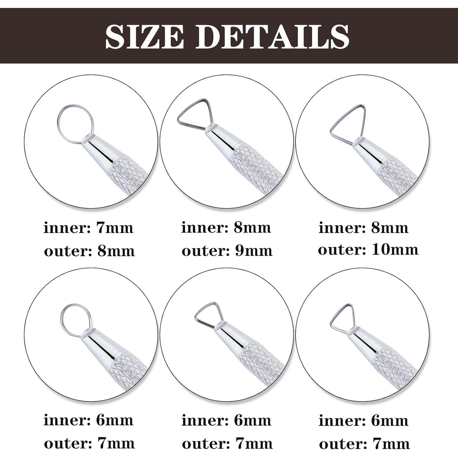 Juego de 6 Herramientas de Esculpido en Arcilla Glamorway