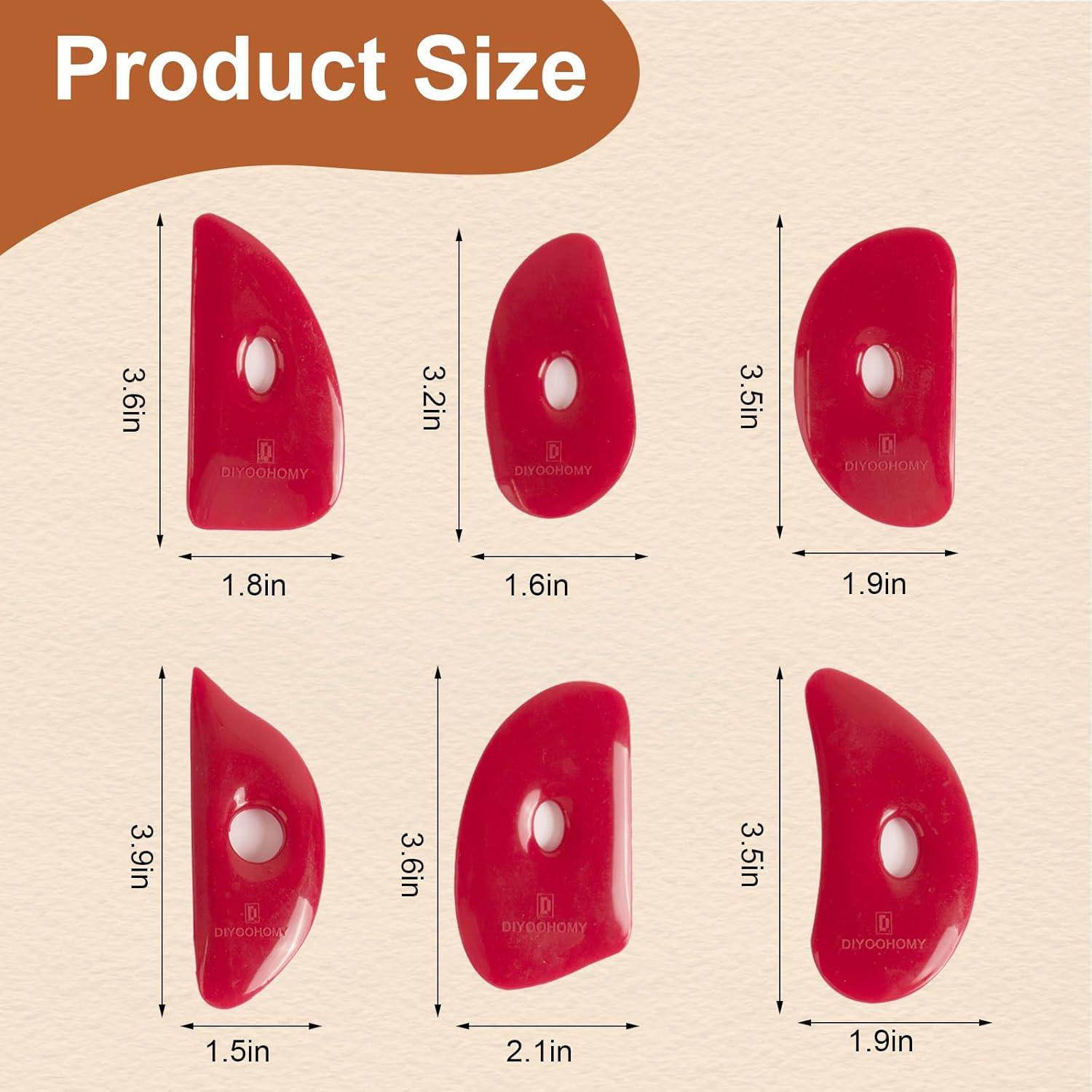Espátulas de Cerámica DIYOOHOMY - Kit de 6 Herramientas de Silicona