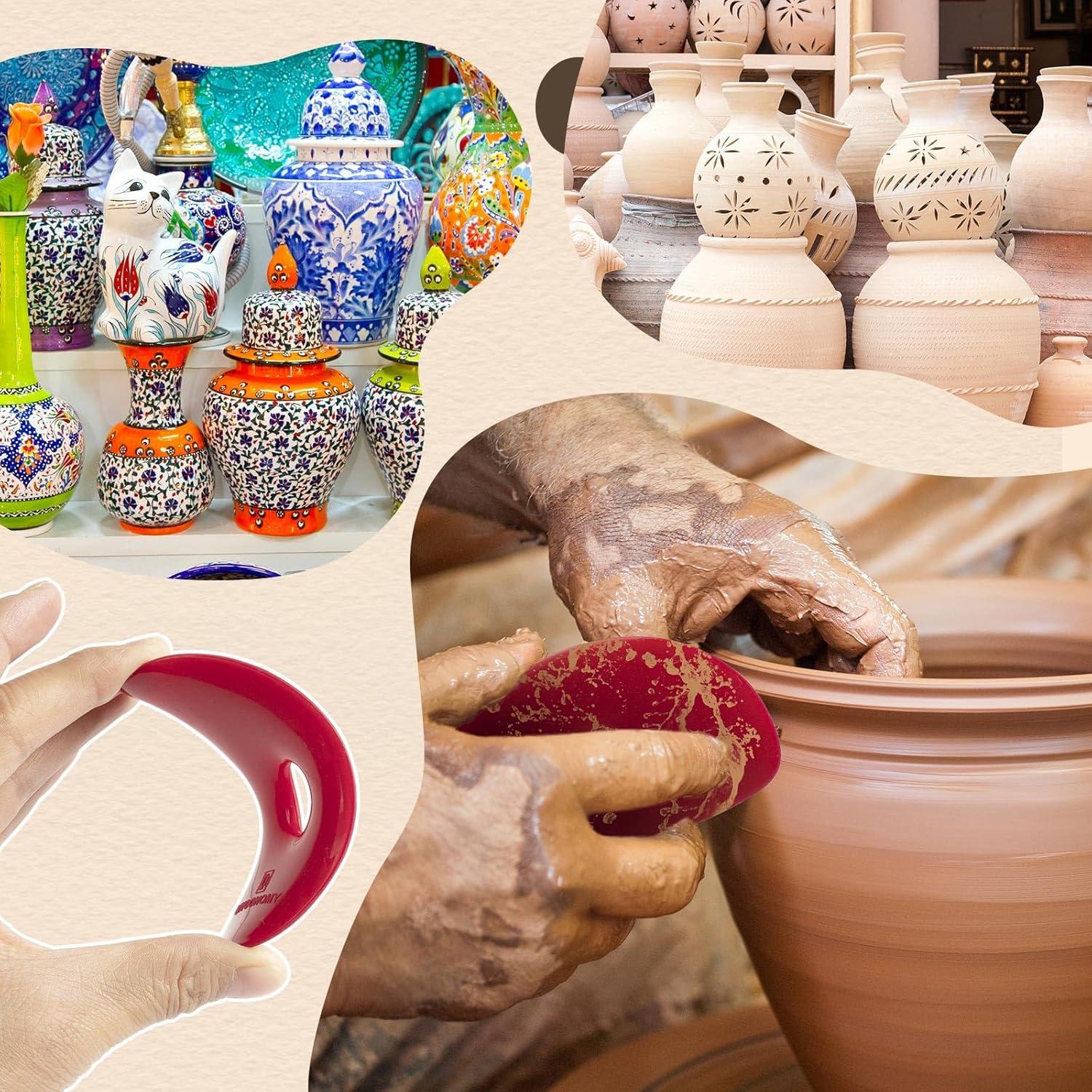 Espátulas de Cerámica DIYOOHOMY - Kit de 6 Herramientas de Silicona