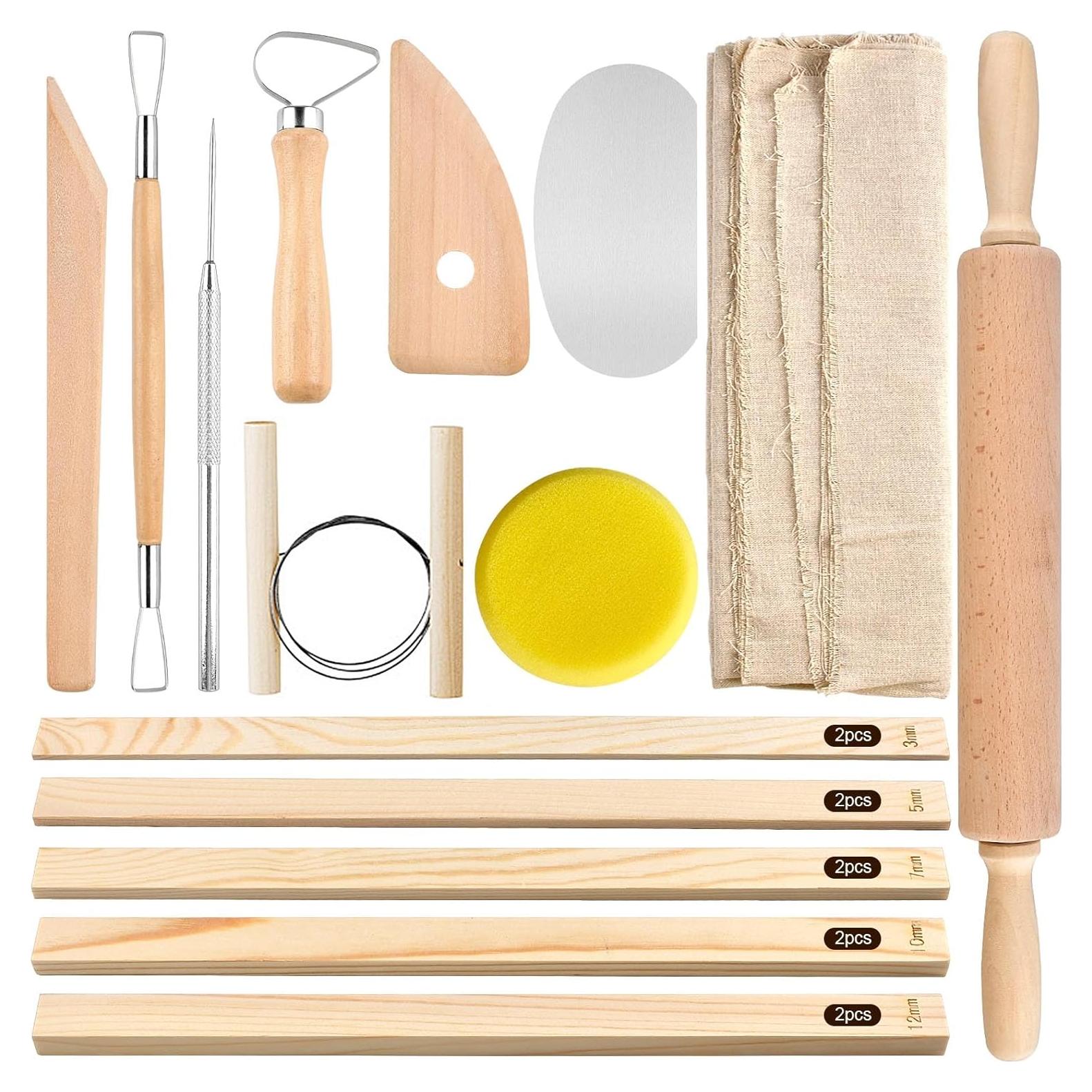 Kit de Herramientas de Cerámica Akamino 20 Piezas