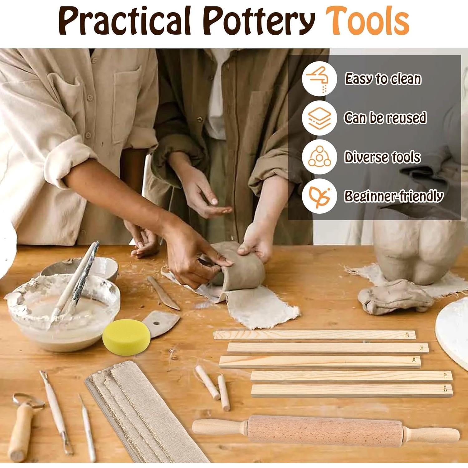 Kit de Herramientas de Cerámica Akamino 20 Piezas