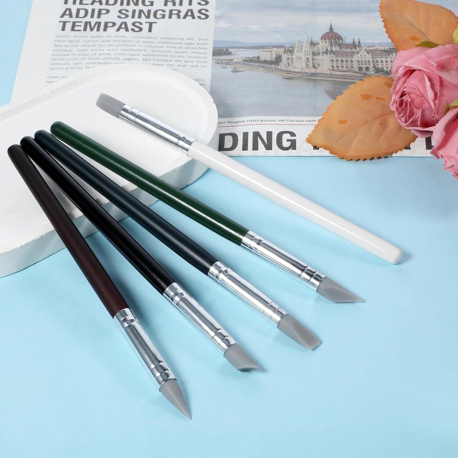 Set de 5 Pinceles de Silicona para Manualidades SynHHergyx