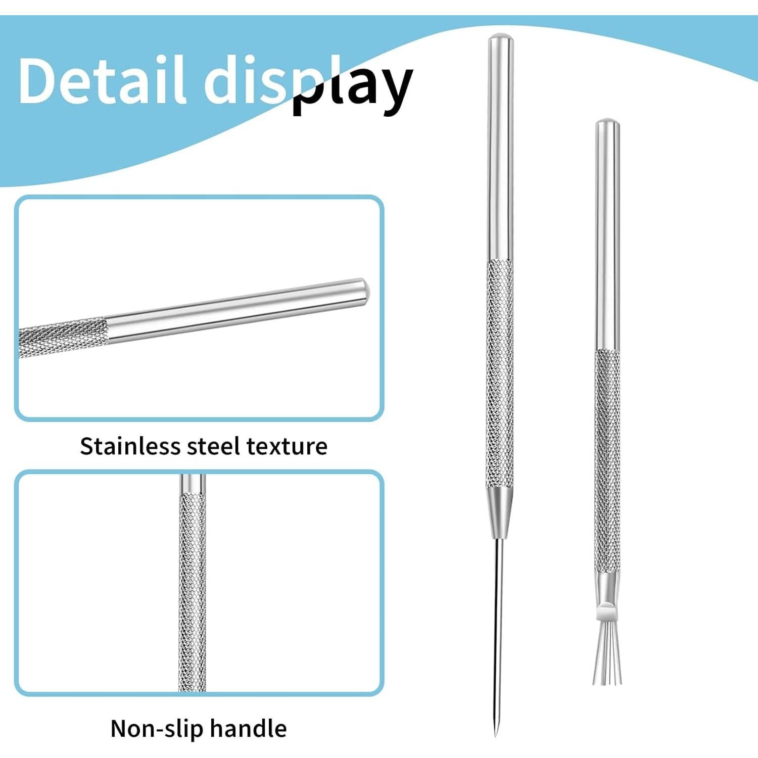 Juego de 10 Herramientas de Aguja y Textura BILLIOTEAM para Cerámica