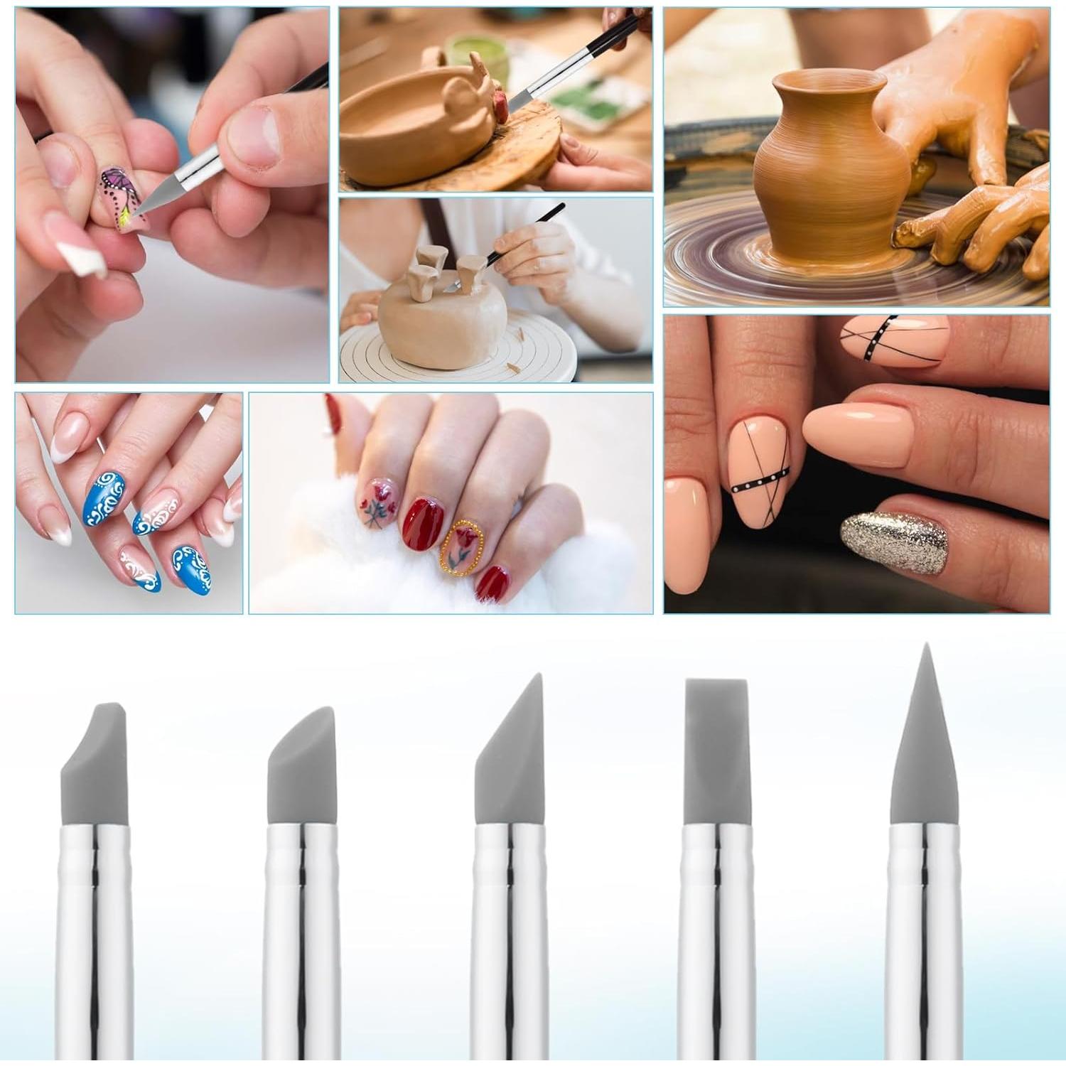 Juego de 5 Herramientas de Modelado de Arcilla Styquenzer