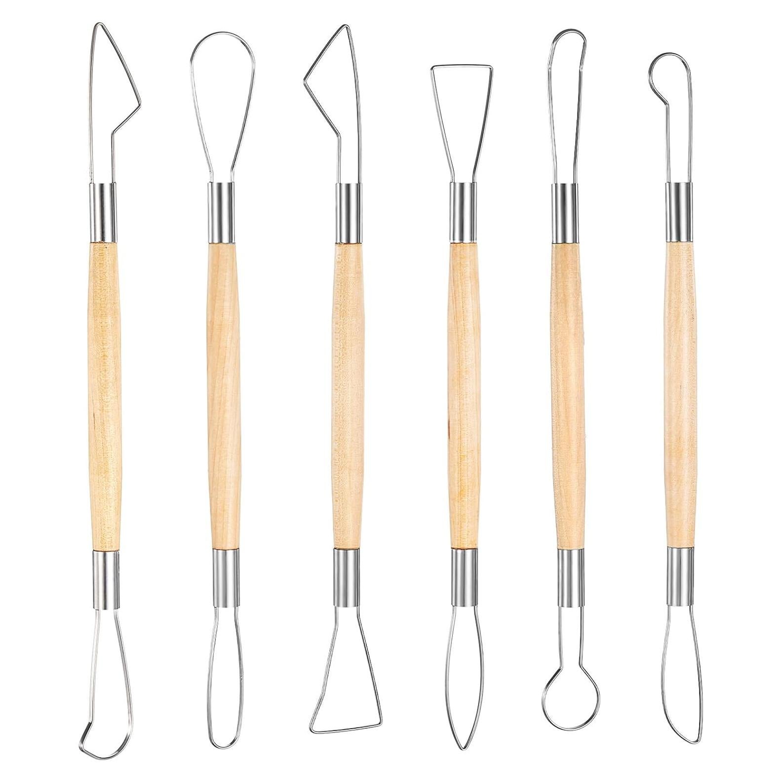 Kit de 6 Herramientas de Escultura en Arcilla FdcLixuvol