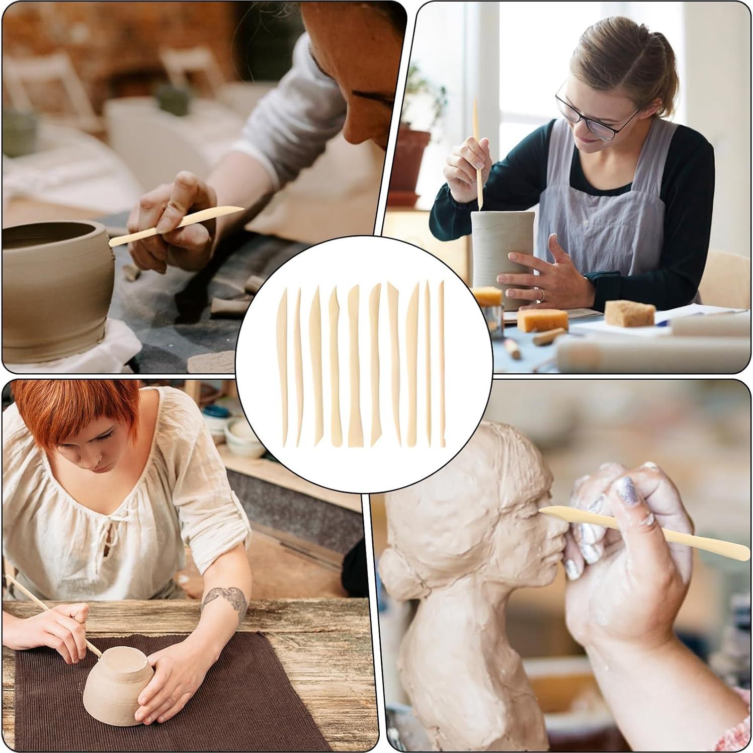 Kit de 10 Herramientas de Escultura de Arcilla LLOUSSAK 15.8cm