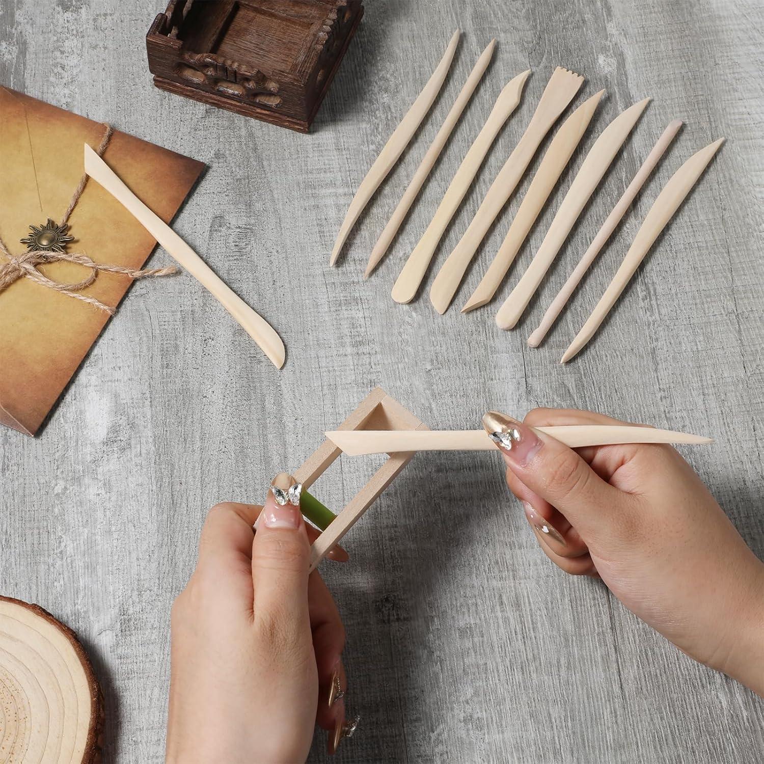 Kit de 10 Herramientas de Escultura de Arcilla LLOUSSAK 15.8cm