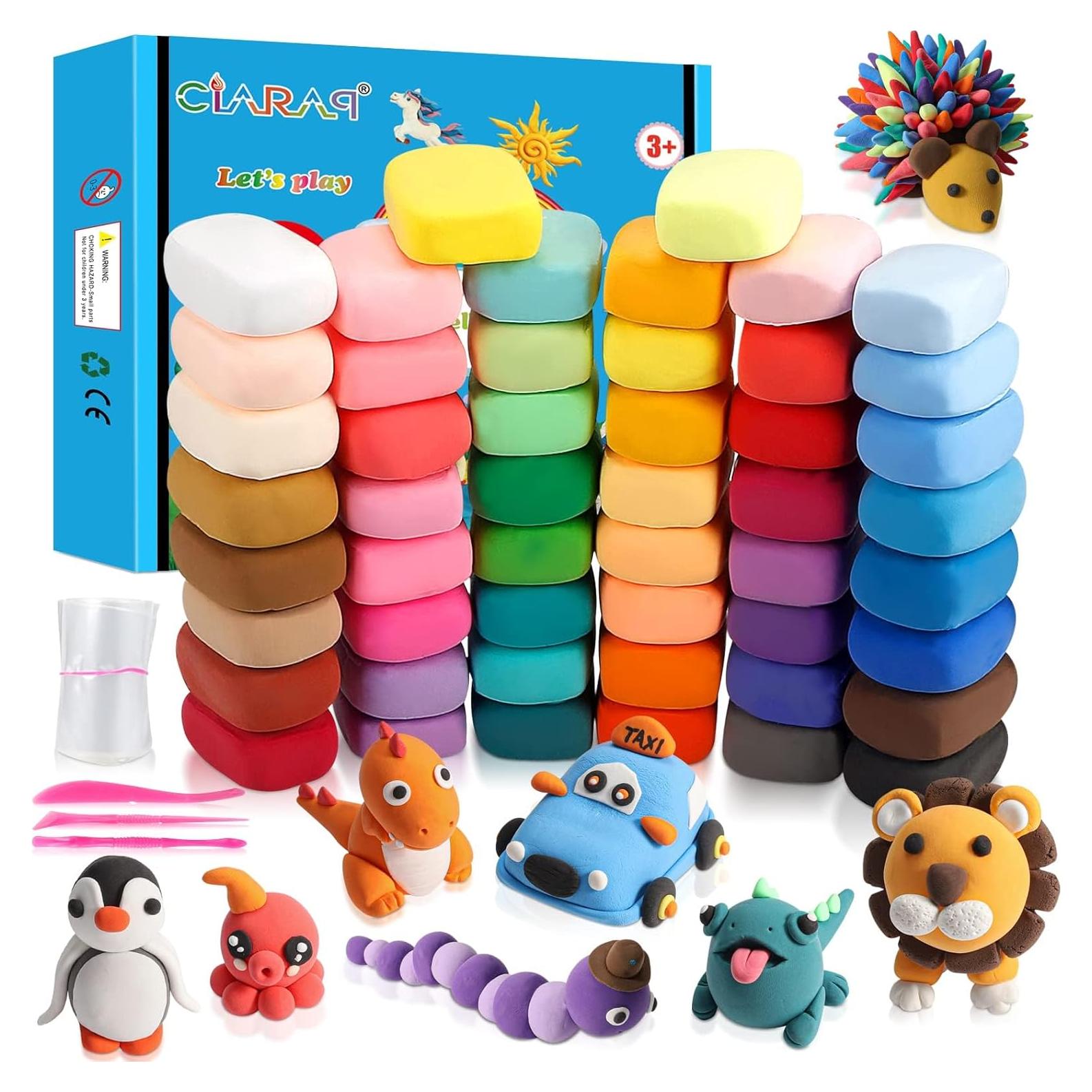 Kit de Arcilla para Modelar CiaraQ NT-100 - 50 Colores Secado al Aire