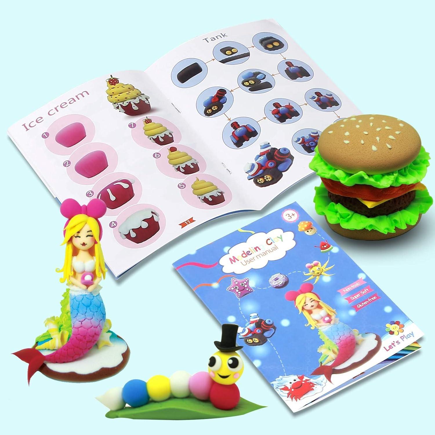 Kit de Arcilla para Modelar CiaraQ NT-100 - 50 Colores Secado al Aire