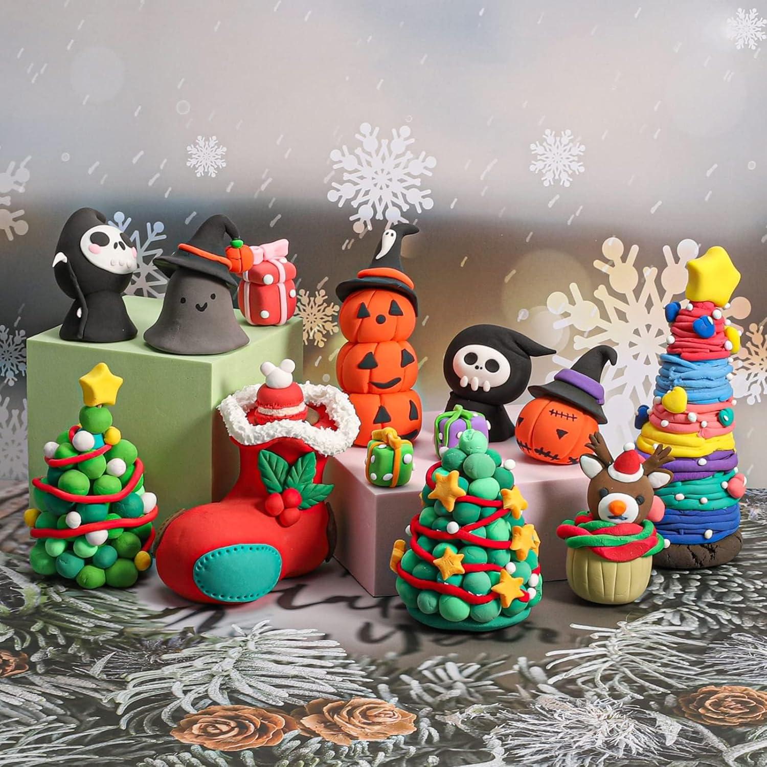 Kit de Arcilla para Modelar CiaraQ NT-100 - 50 Colores Secado al Aire