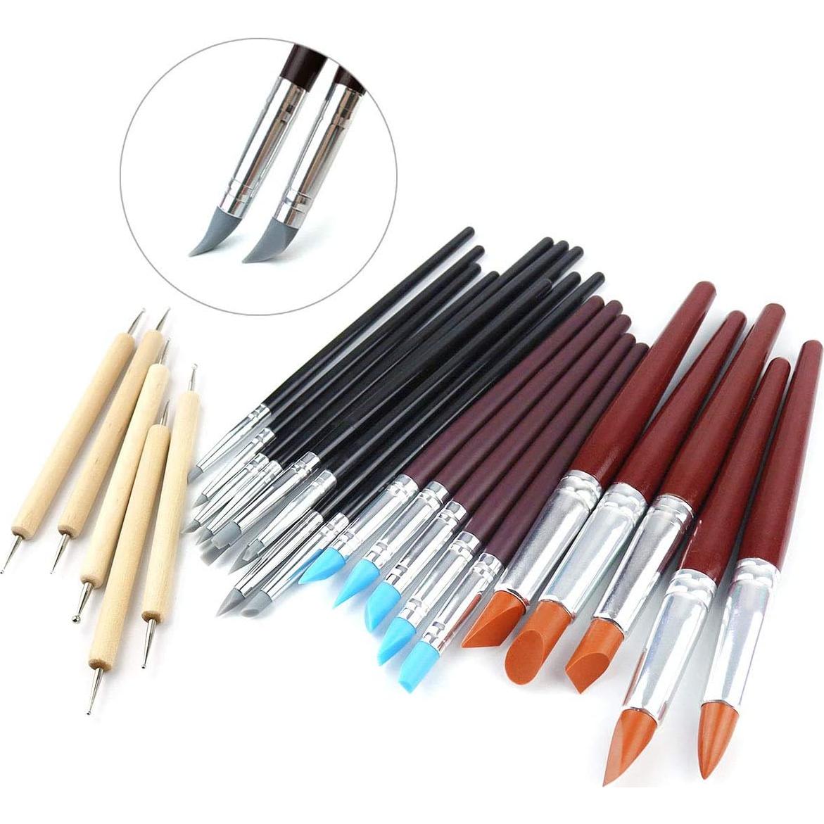 Set de Herramientas de Esculpido en Arcilla Hamineler 25 Pcs