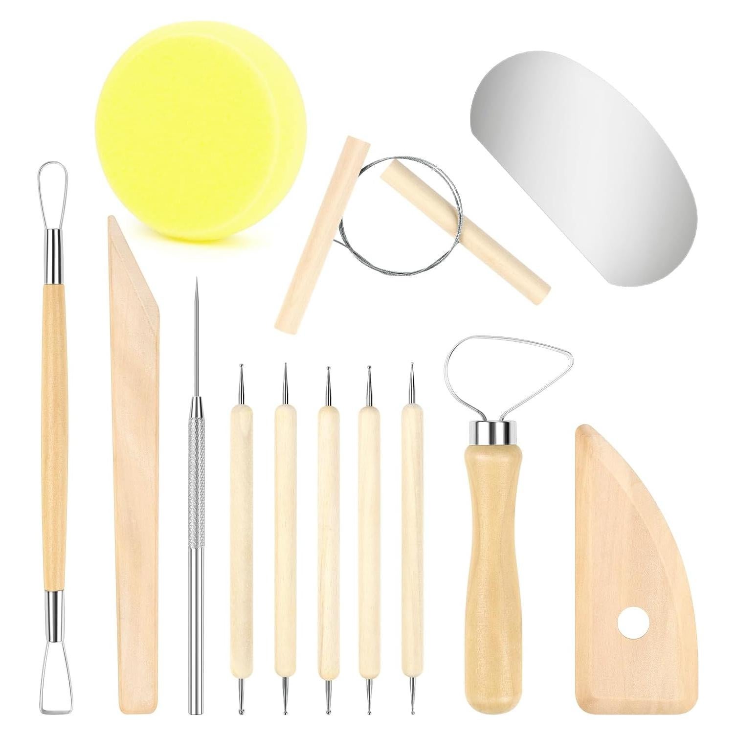 Kit de Herramientas de Arcilla 13 Piezas Yuntop Cerámica