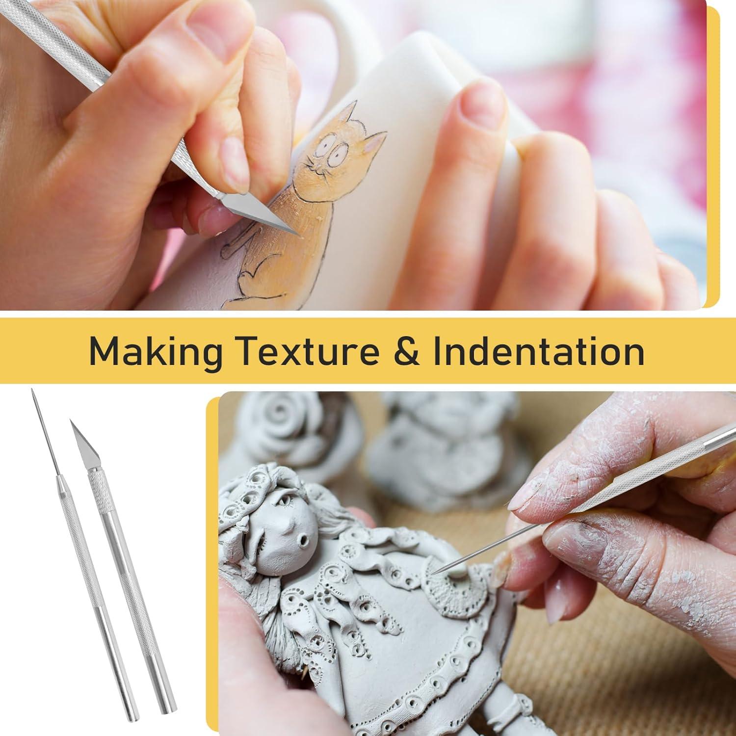 Herramientas de Arcilla Polimérica Pletpet 28PCS con Rodillo