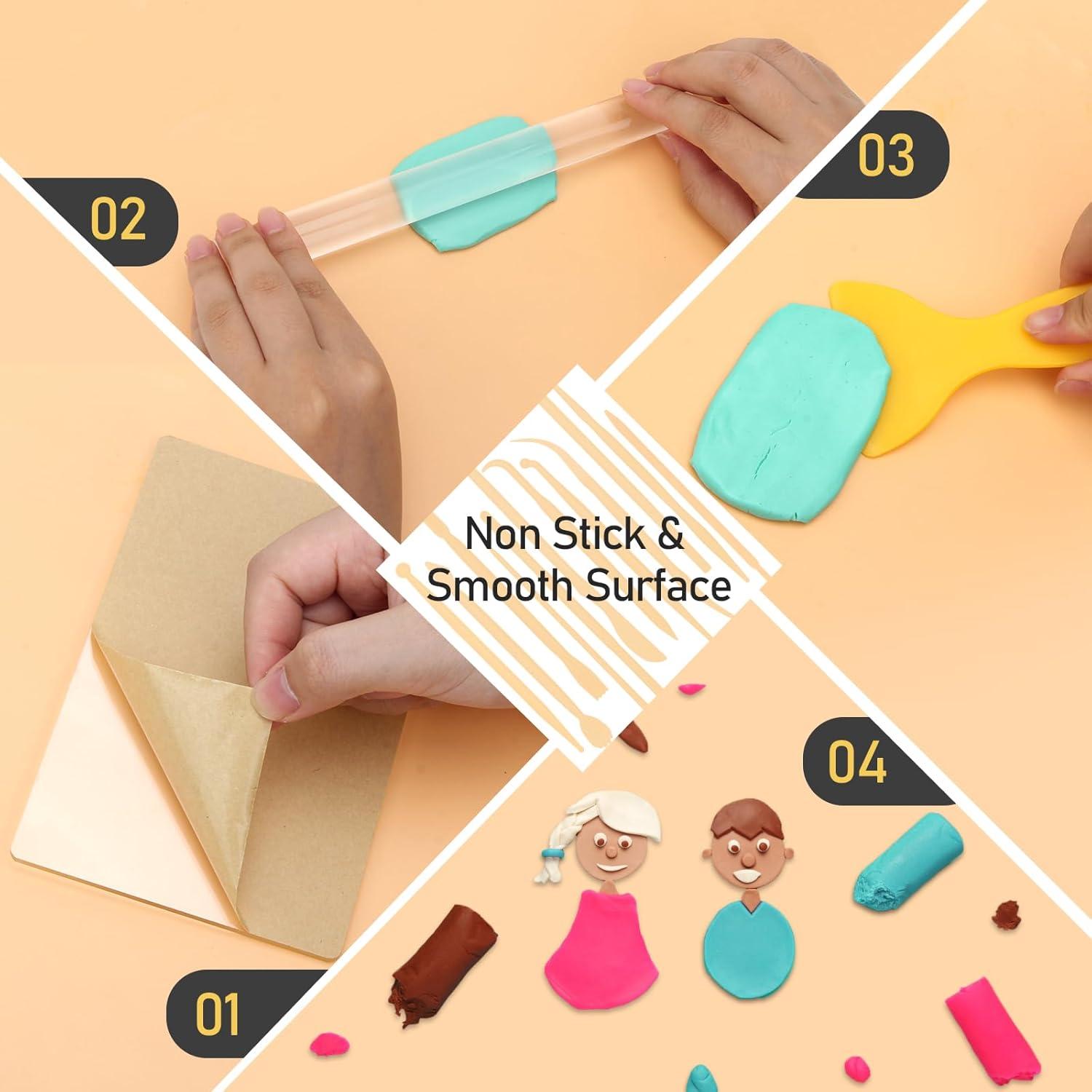 Herramientas de Arcilla Polimérica Pletpet 28PCS con Rodillo