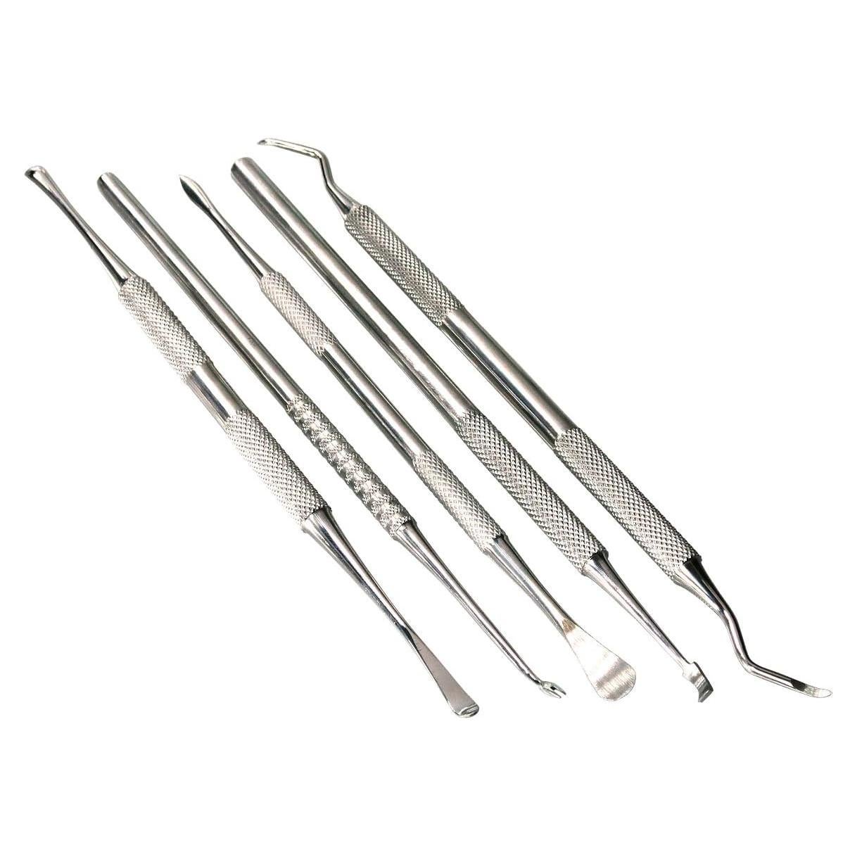 Juego de Herramientas de Esculpir Hobby Tool Supply 5 Pzas Acero Inoxidable