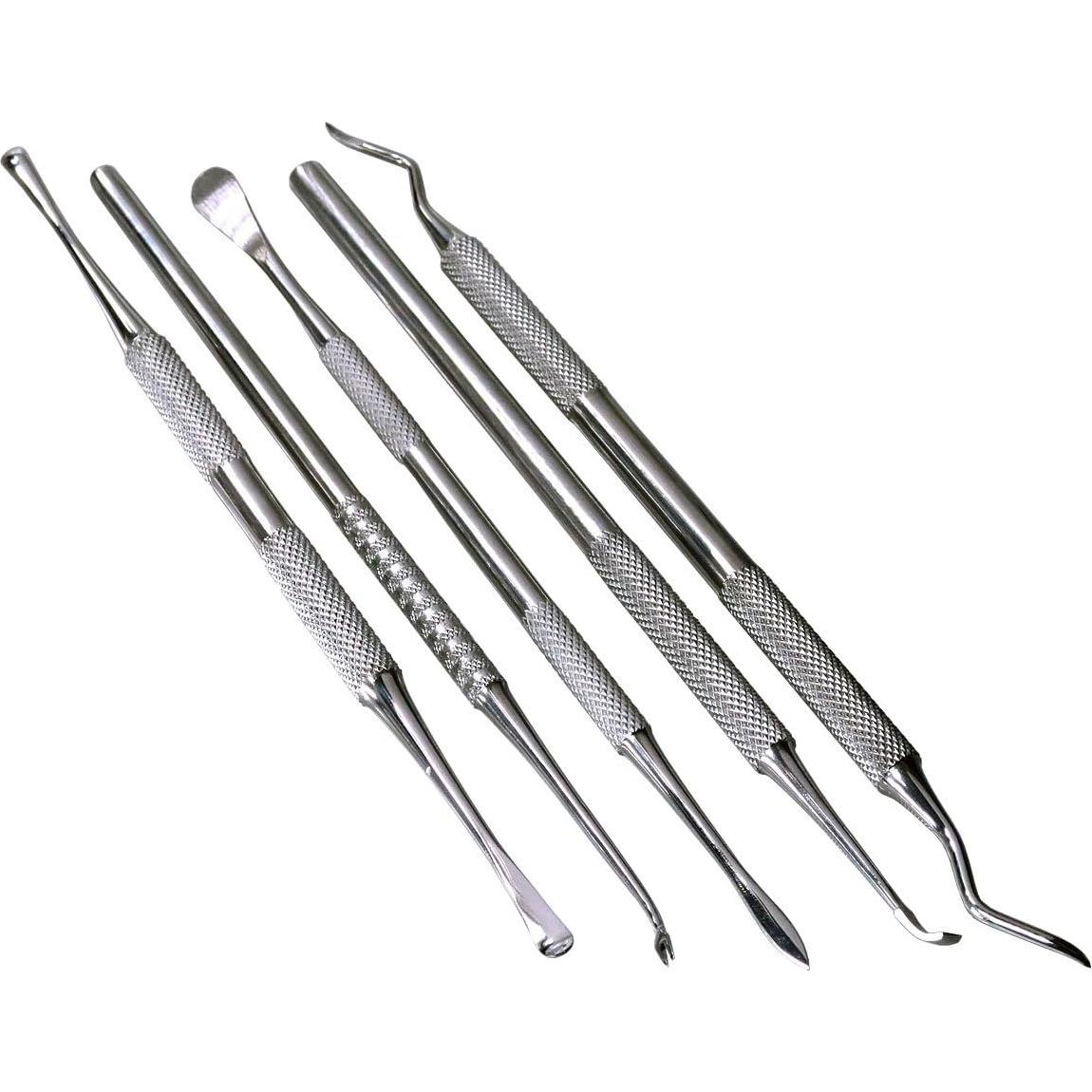 Juego de Herramientas de Esculpir Hobby Tool Supply 5 Pzas Acero Inoxidable