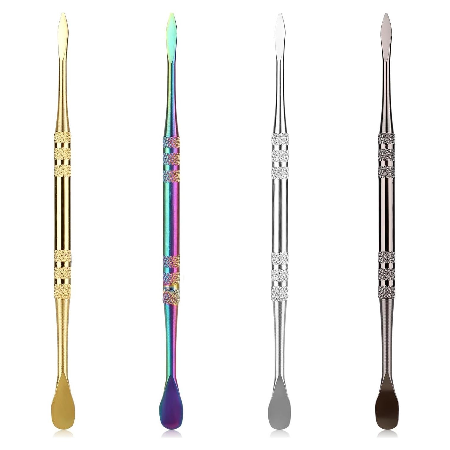 Juego de 4 herramientas de tallado en cera NQEUEPN - Acero inoxidable