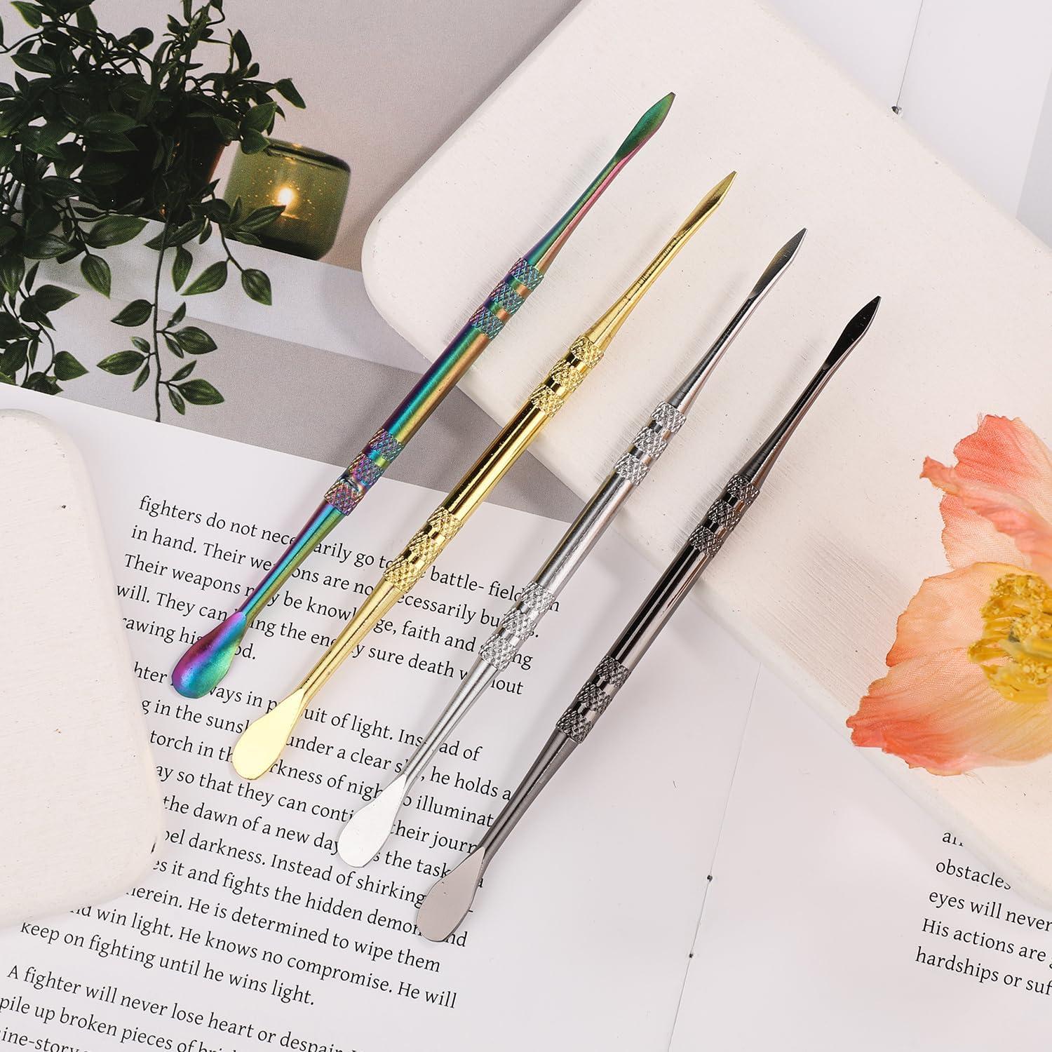 Juego de 4 herramientas de tallado en cera NQEUEPN - Acero inoxidable