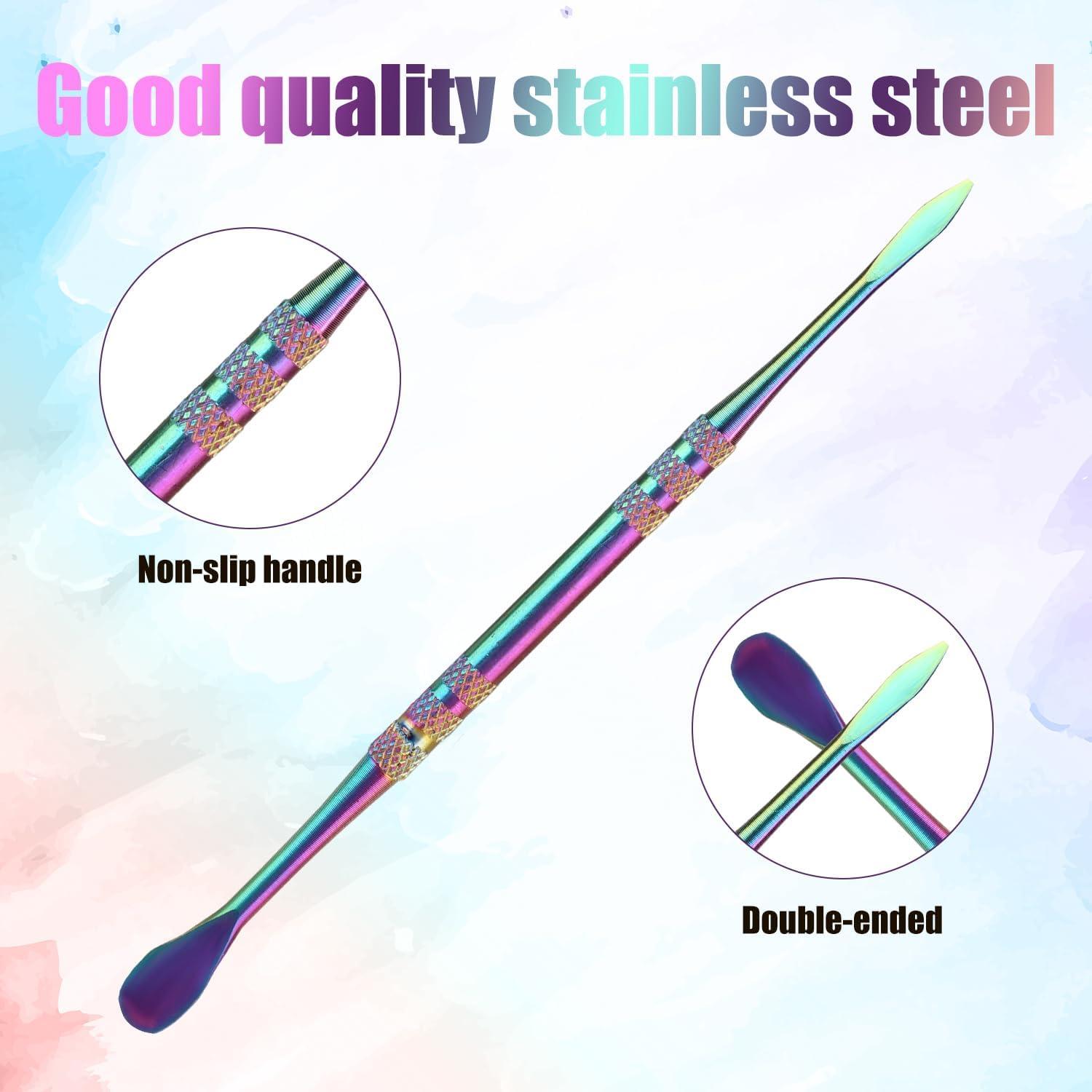 Juego de 4 herramientas de tallado en cera NQEUEPN - Acero inoxidable