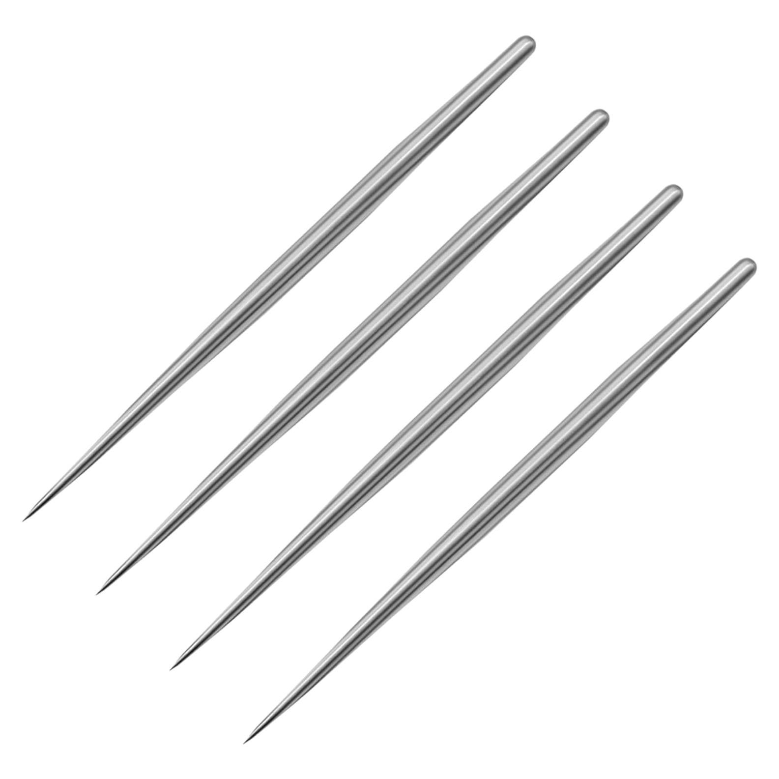 4 Herramientas de Aguja de Alfarería LXLVOUEG Acero Inoxidable