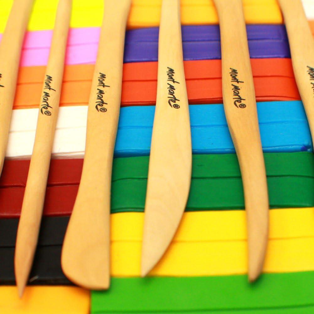 Conjunto de Herramientas de Modelado de Arcilla Mont Marte 10 Piezas