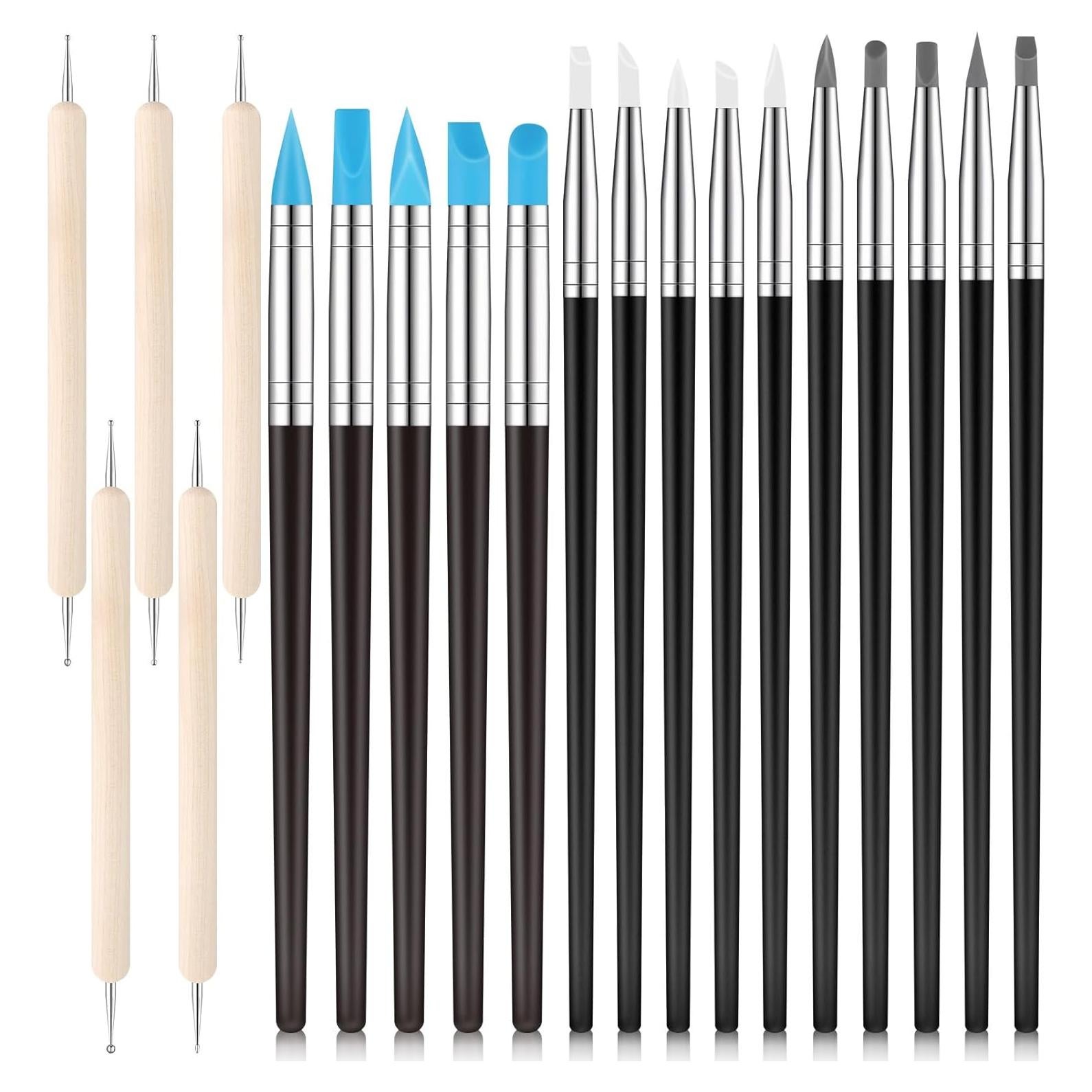 Juego de 20 Herramientas de Esculpido de Arcilla Mooliwe