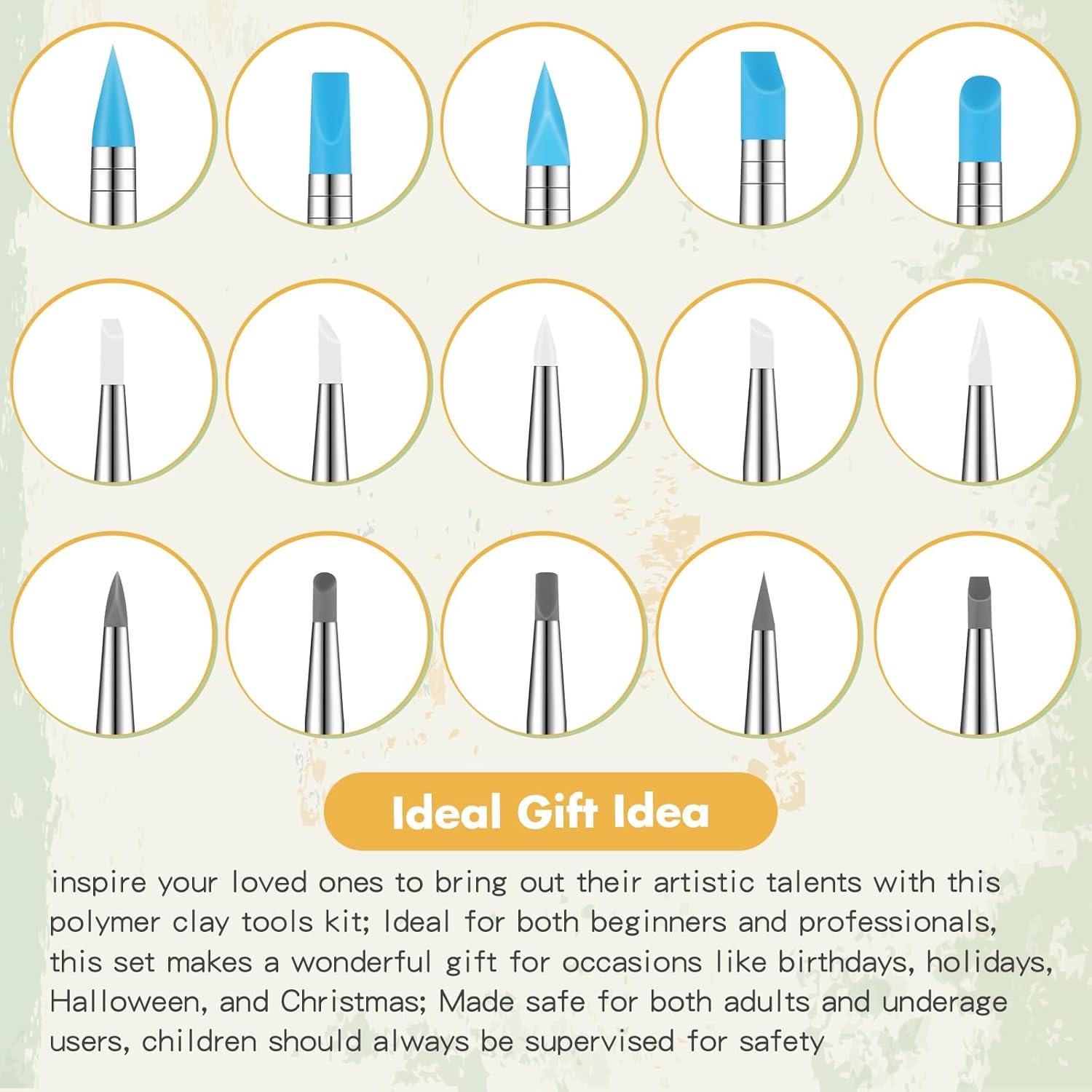 Juego de 20 Herramientas de Esculpido de Arcilla Mooliwe