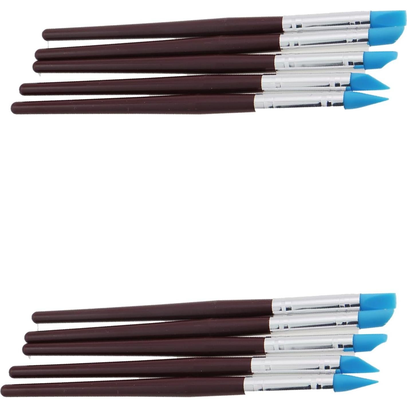 Conjunto de 5 Bolígrafos de Cerámica Suave GZWZH con Punta de Silicona