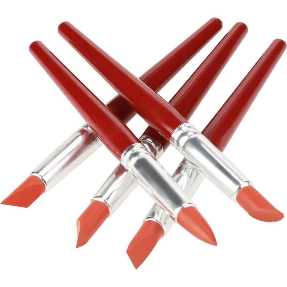 5 Pinceles de Silicona Walfront para Pintura y Escultura