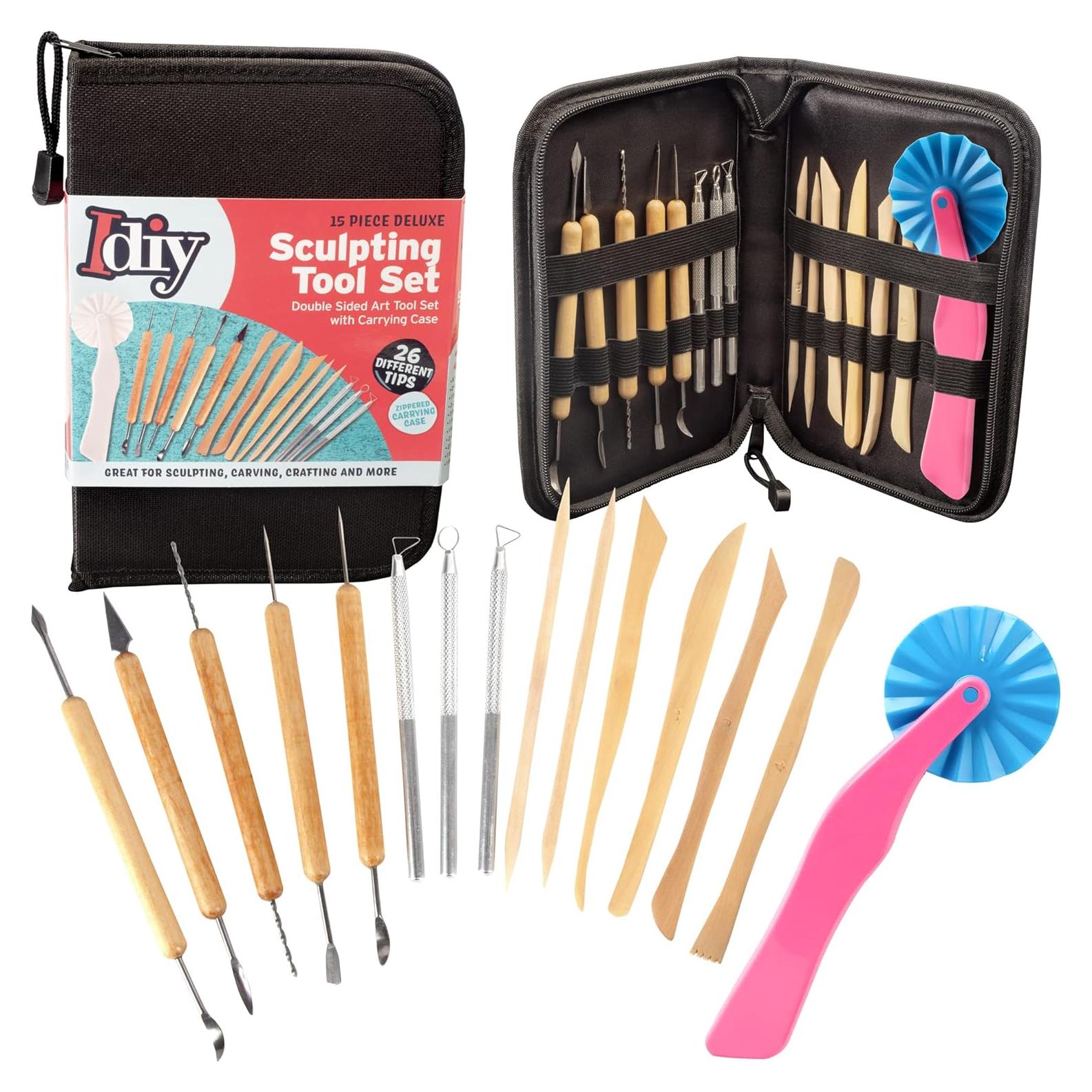 Kit de Herramientas de Cerámica Sculpt Pro - 15 Piezas