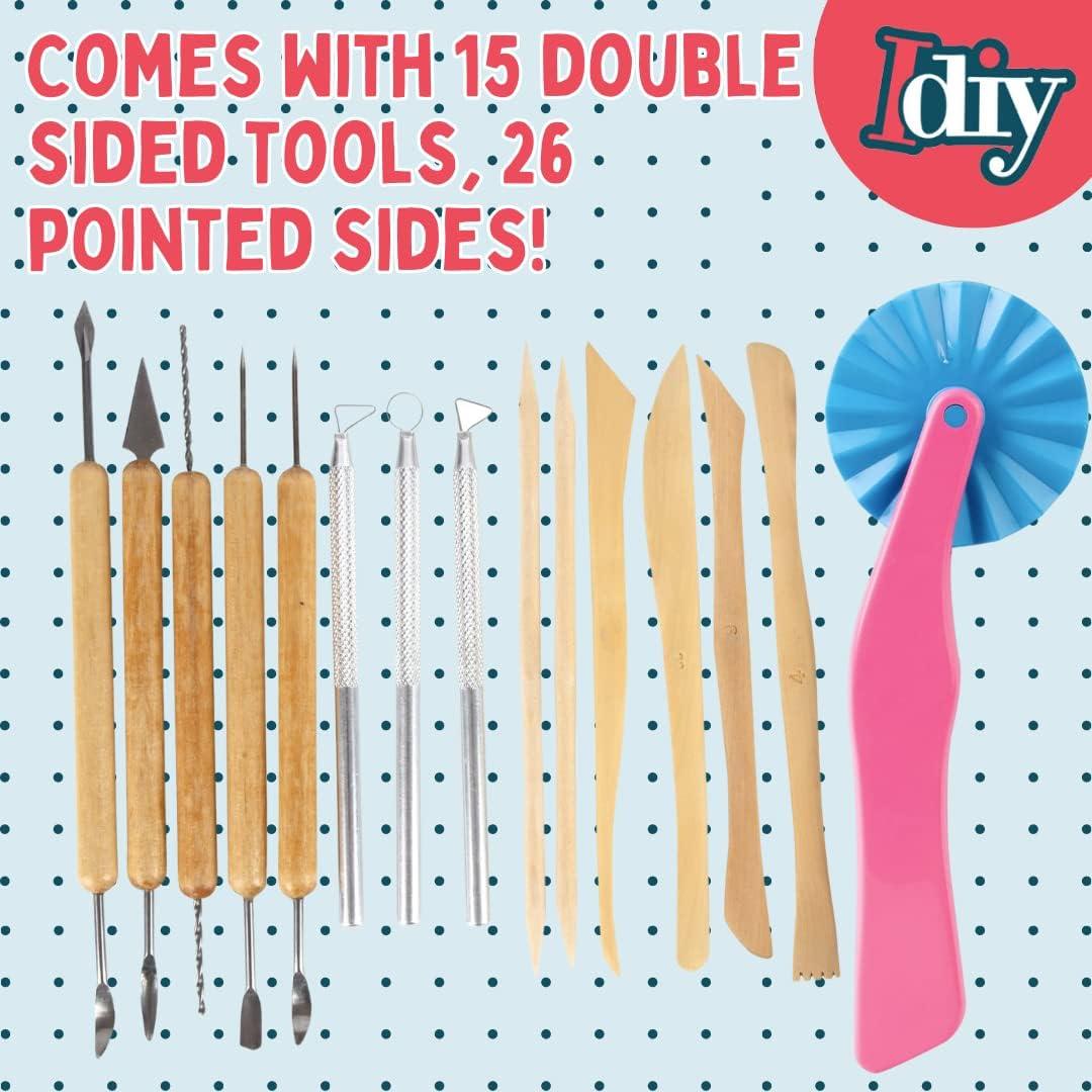 Kit de Herramientas de Cerámica Sculpt Pro - 15 Piezas