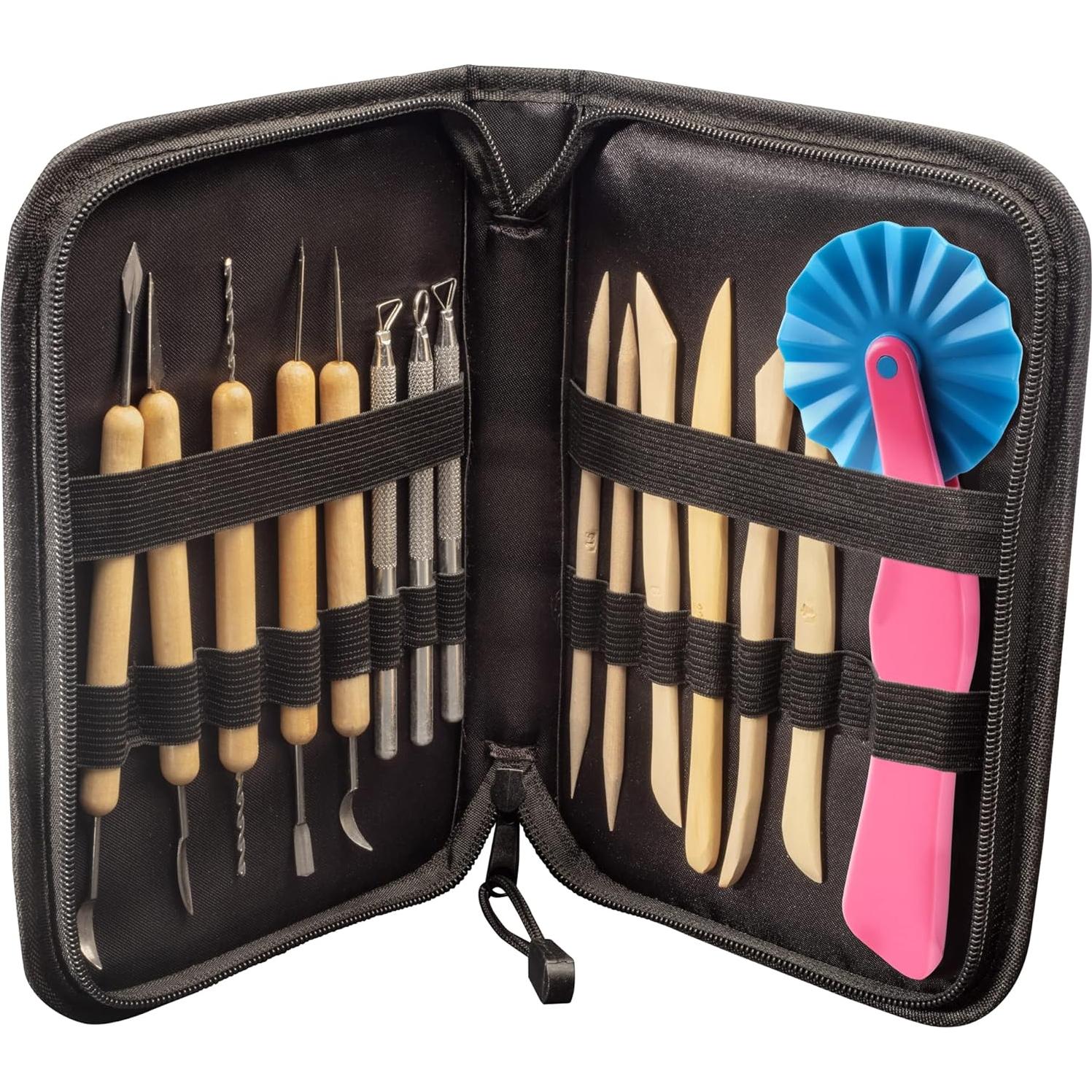 Kit de Herramientas de Cerámica Sculpt Pro - 15 Piezas