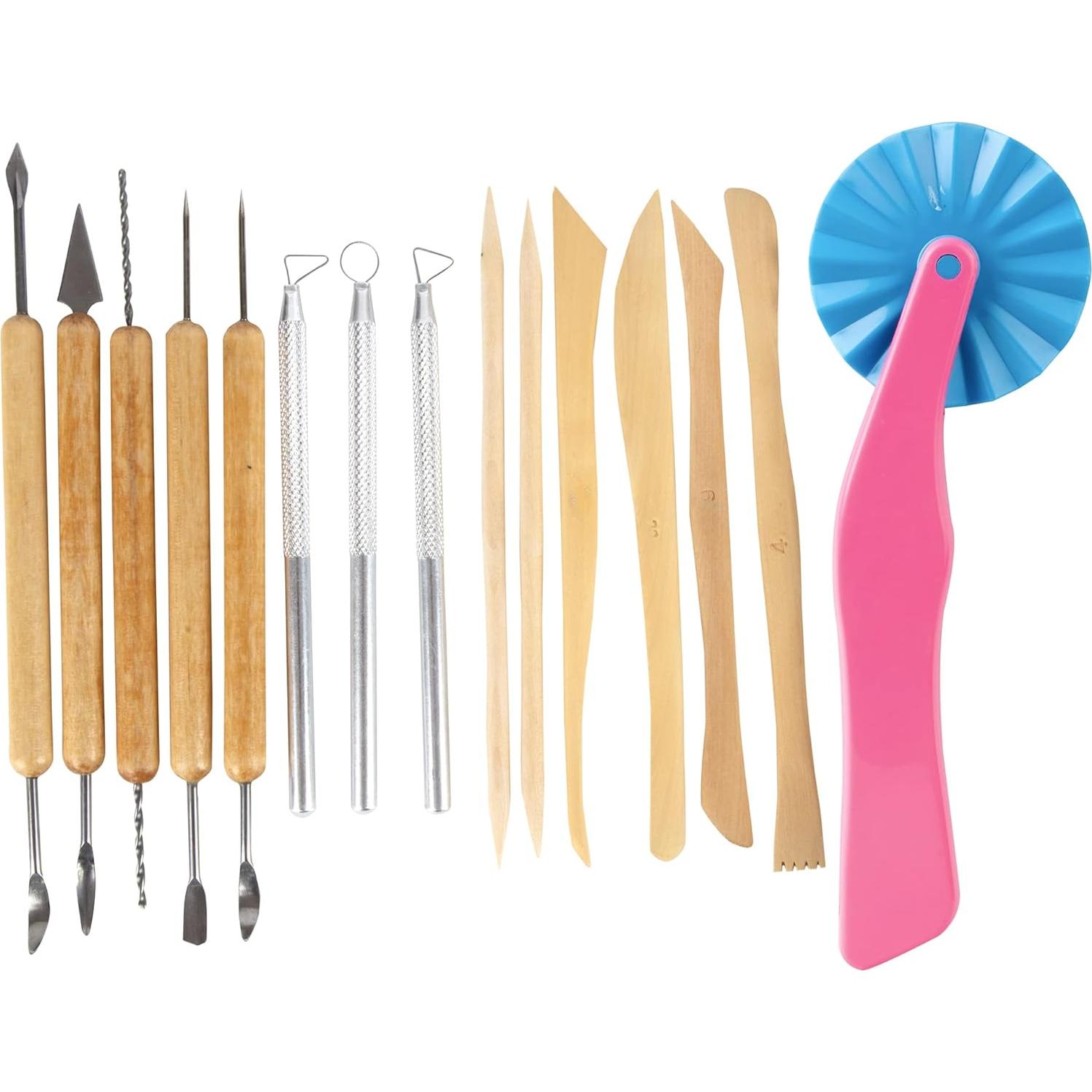 Kit de Herramientas de Cerámica Sculpt Pro - 15 Piezas