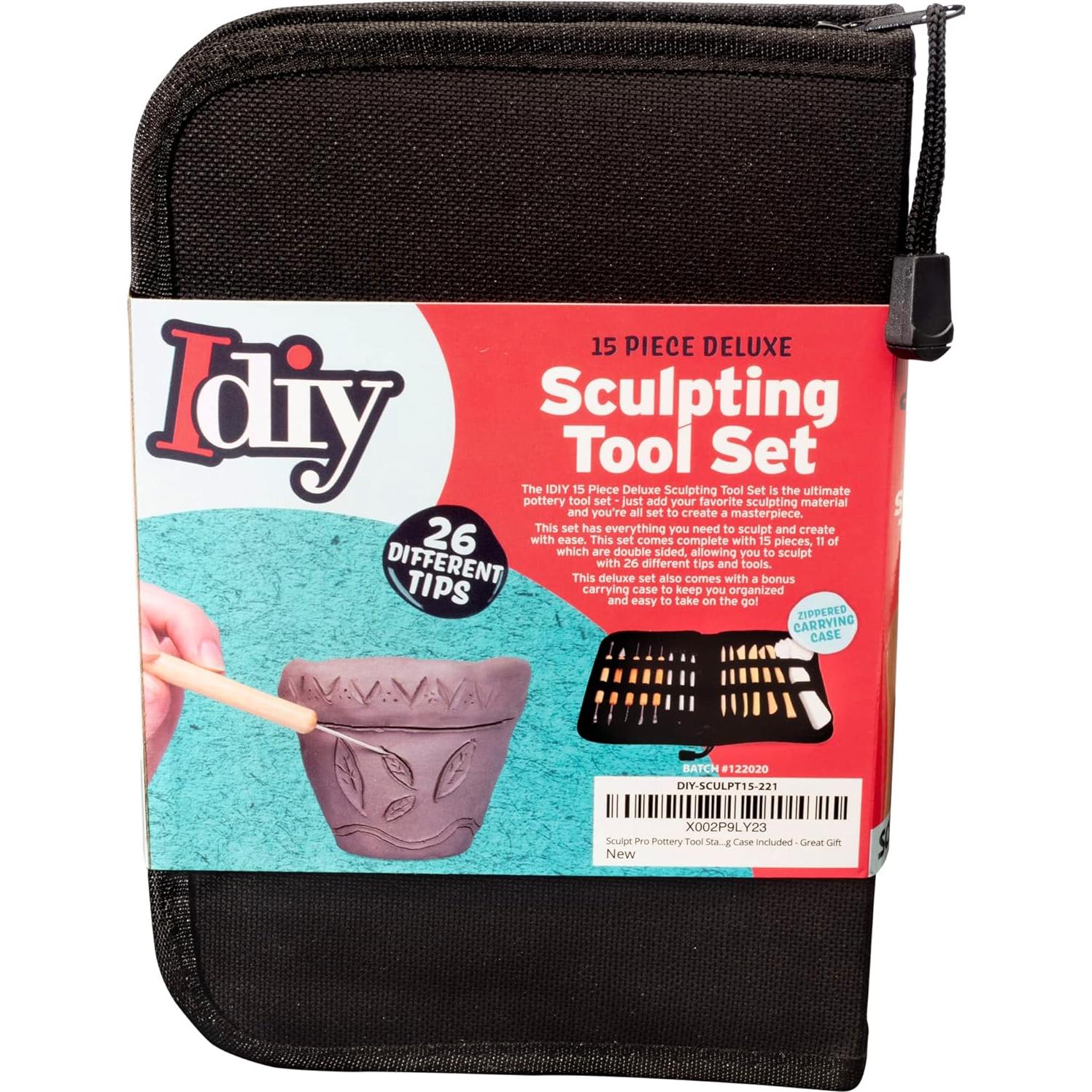 Kit de Herramientas de Cerámica Sculpt Pro - 15 Piezas