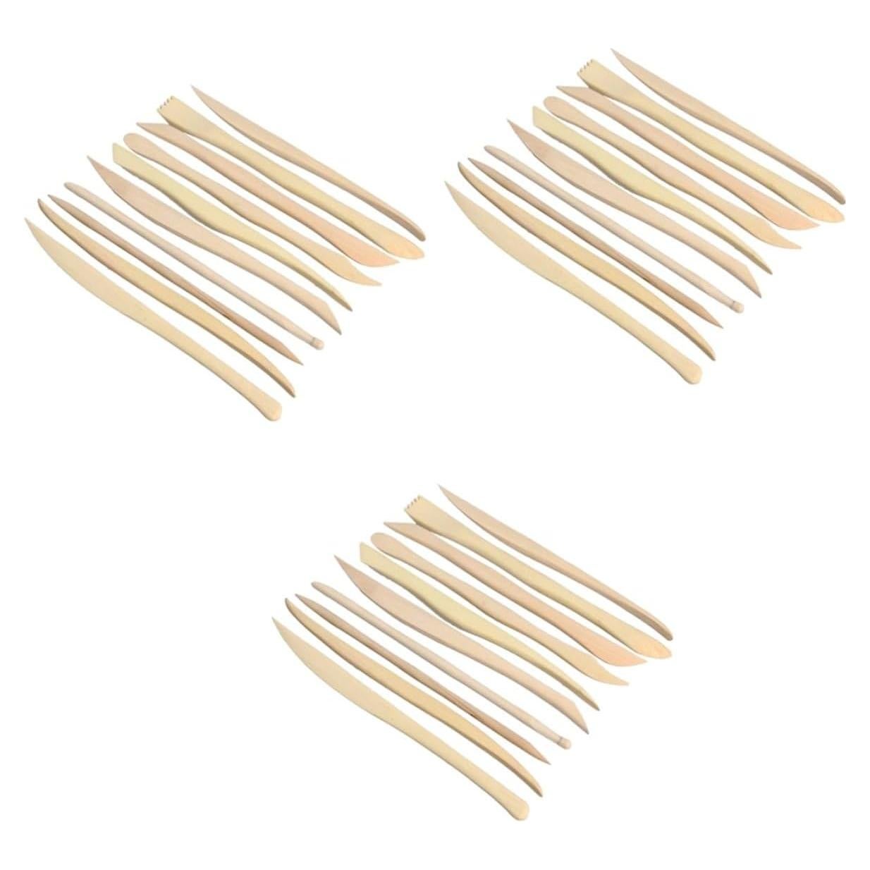 Kit de Herramientas de Escultura de Arcilla EXCEART 30pcs