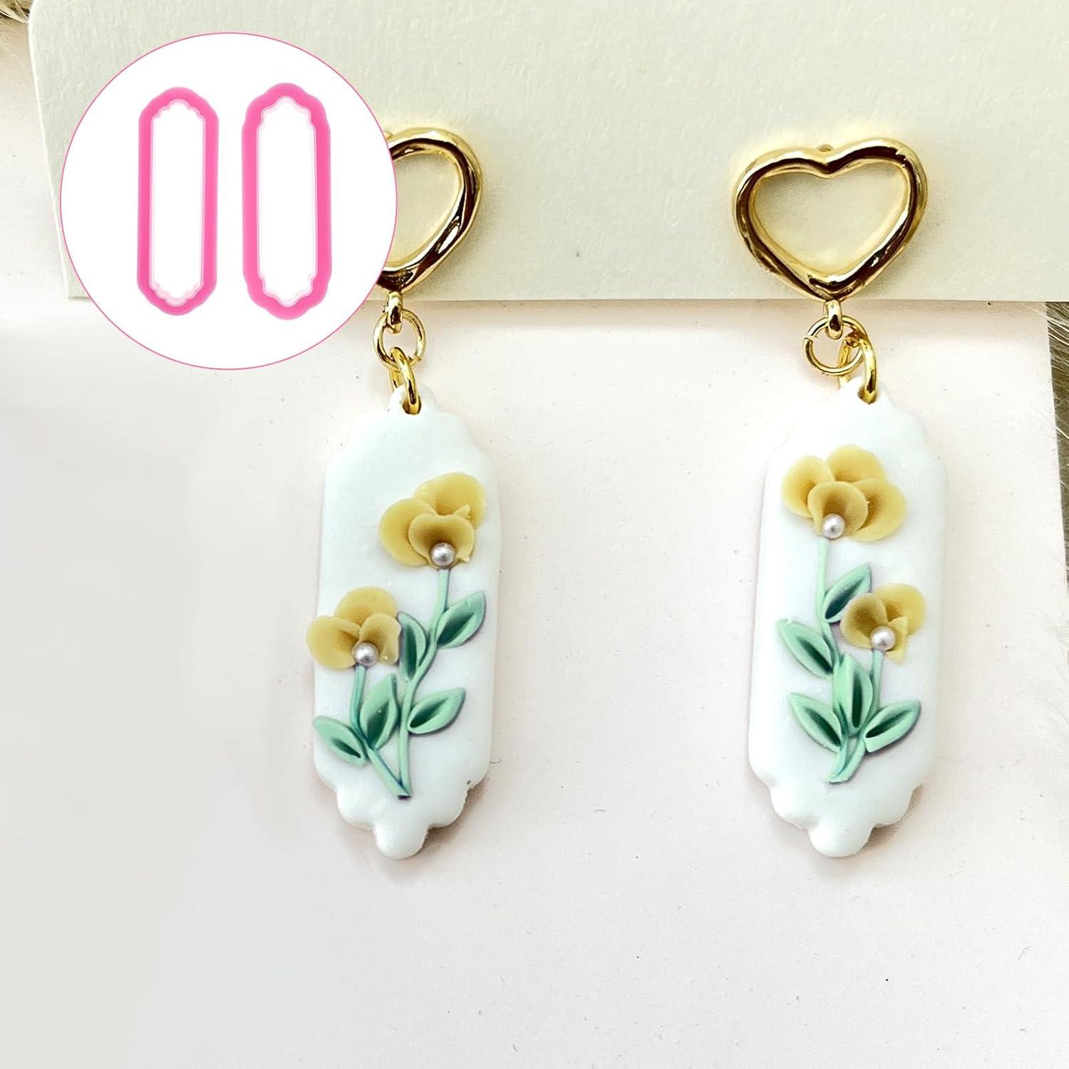 Cortadores de Arcilla de Polímero KALIONE 10 Piezas para Joyería