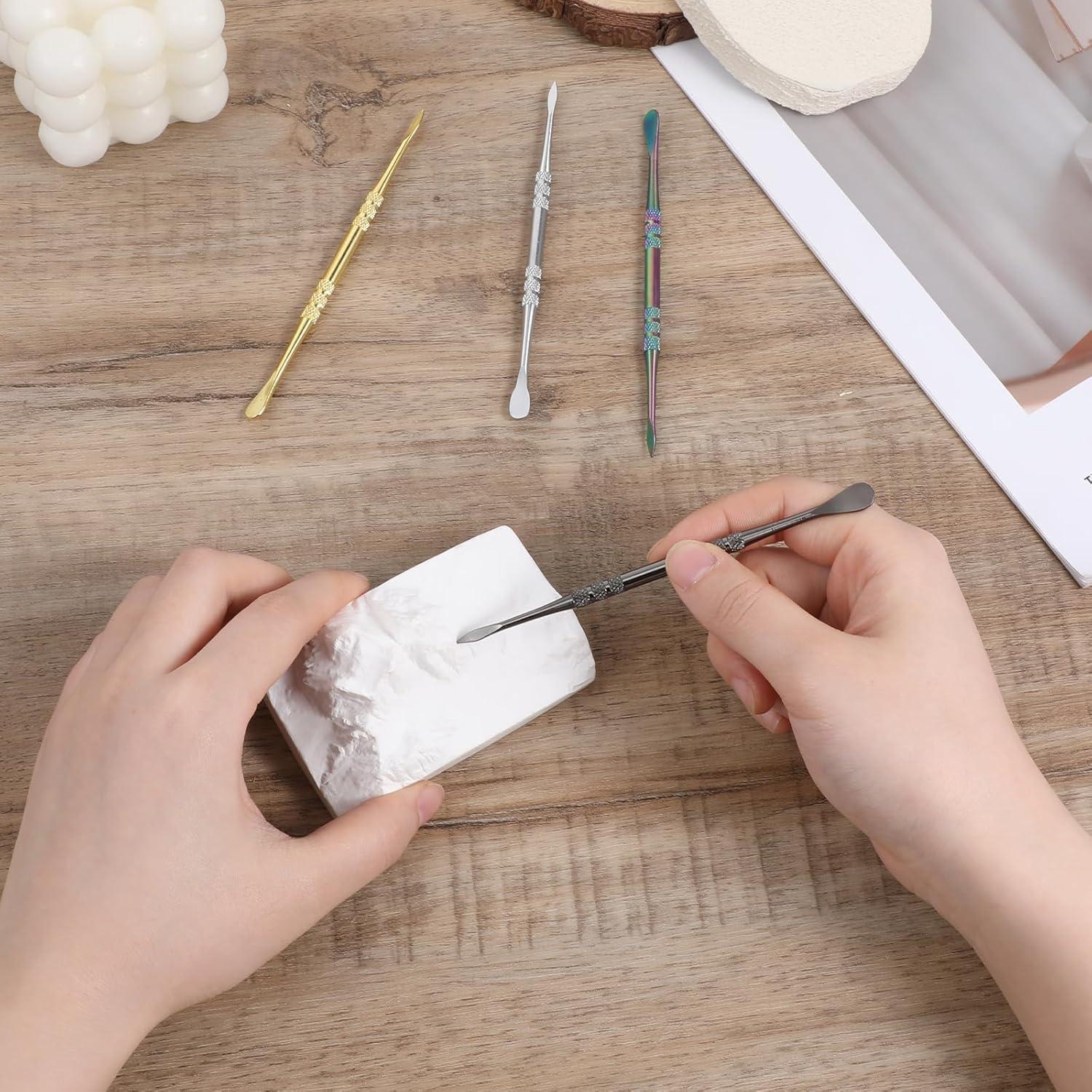 4 Herramientas de Tallado en Cera Acero Inoxidable Trinkrittey