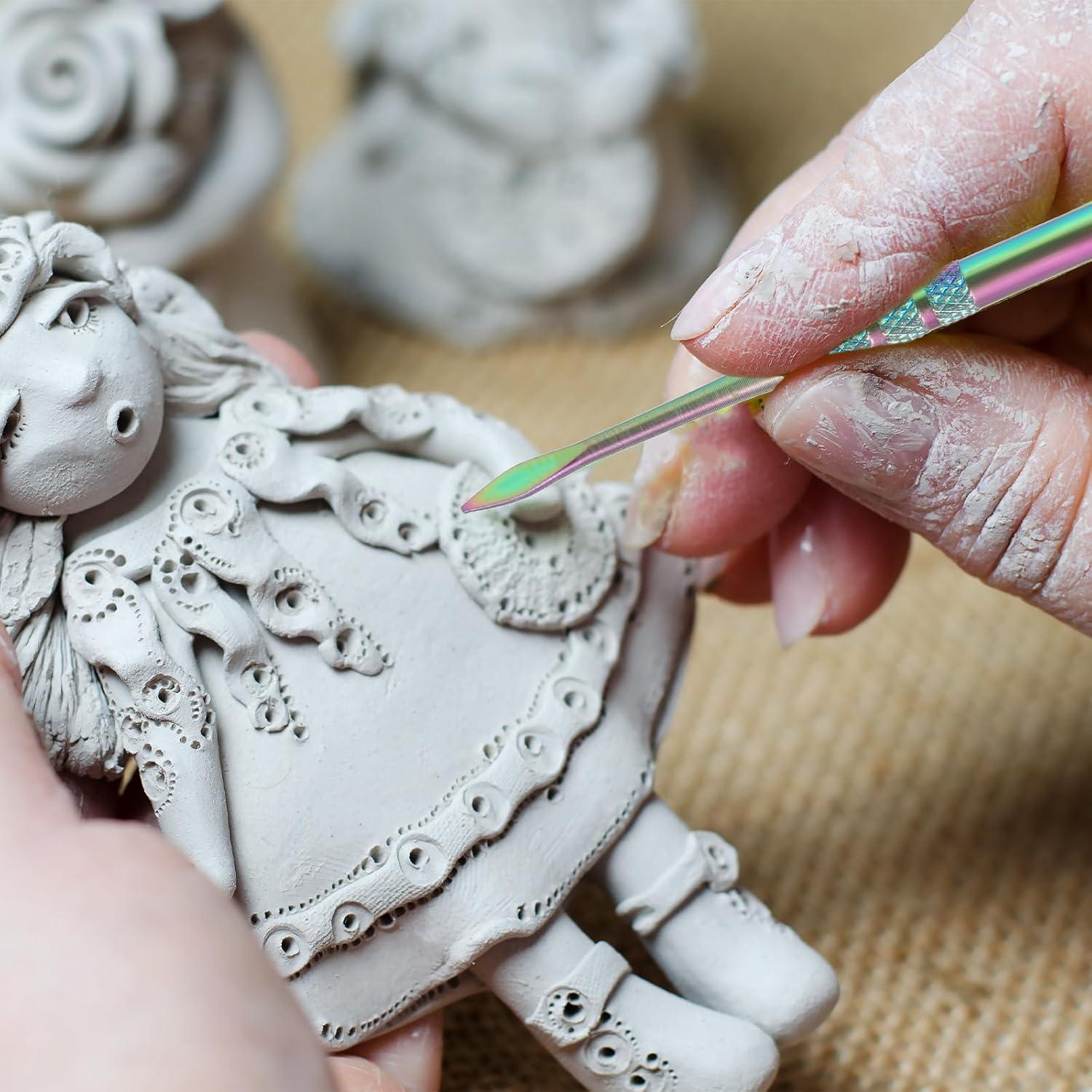 4 Herramientas de Tallado en Cera Acero Inoxidable Trinkrittey