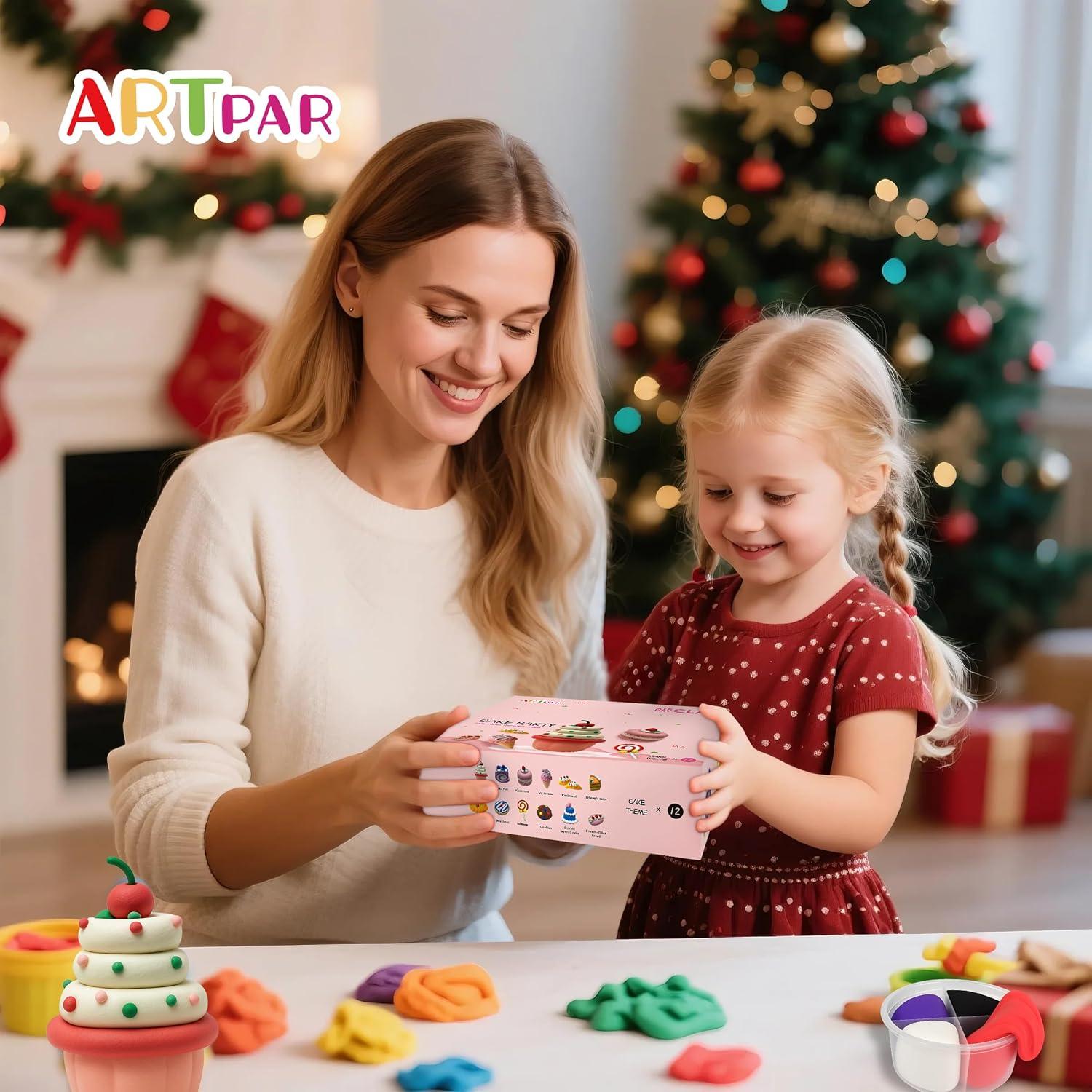 Kit de Arcilla Secada al Aire ARTPAR para Niños - 12 Cajas