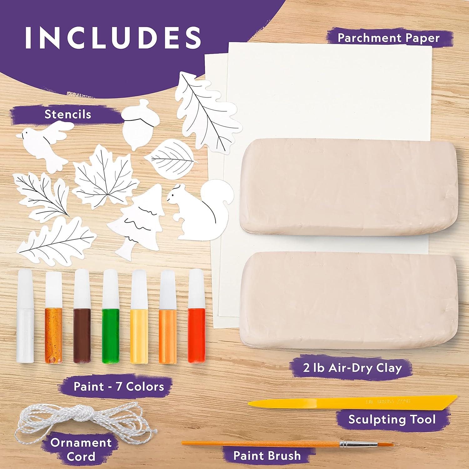 Kit de Artes y Oficios de Arcilla National Geographic - 0.91 kg, 12 Piezas