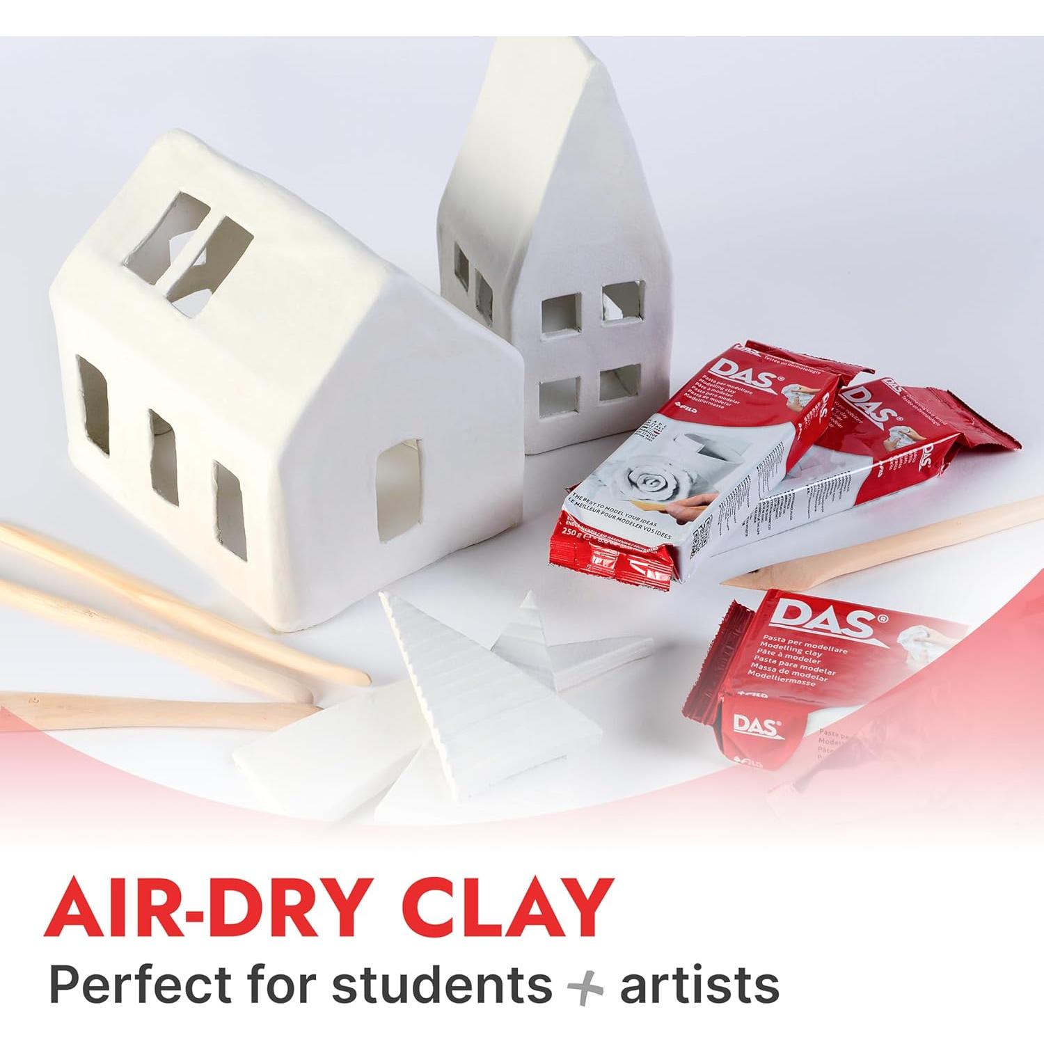 Arcilla de Modelado DAS 1 Kg Blanca que Endurece al Aire