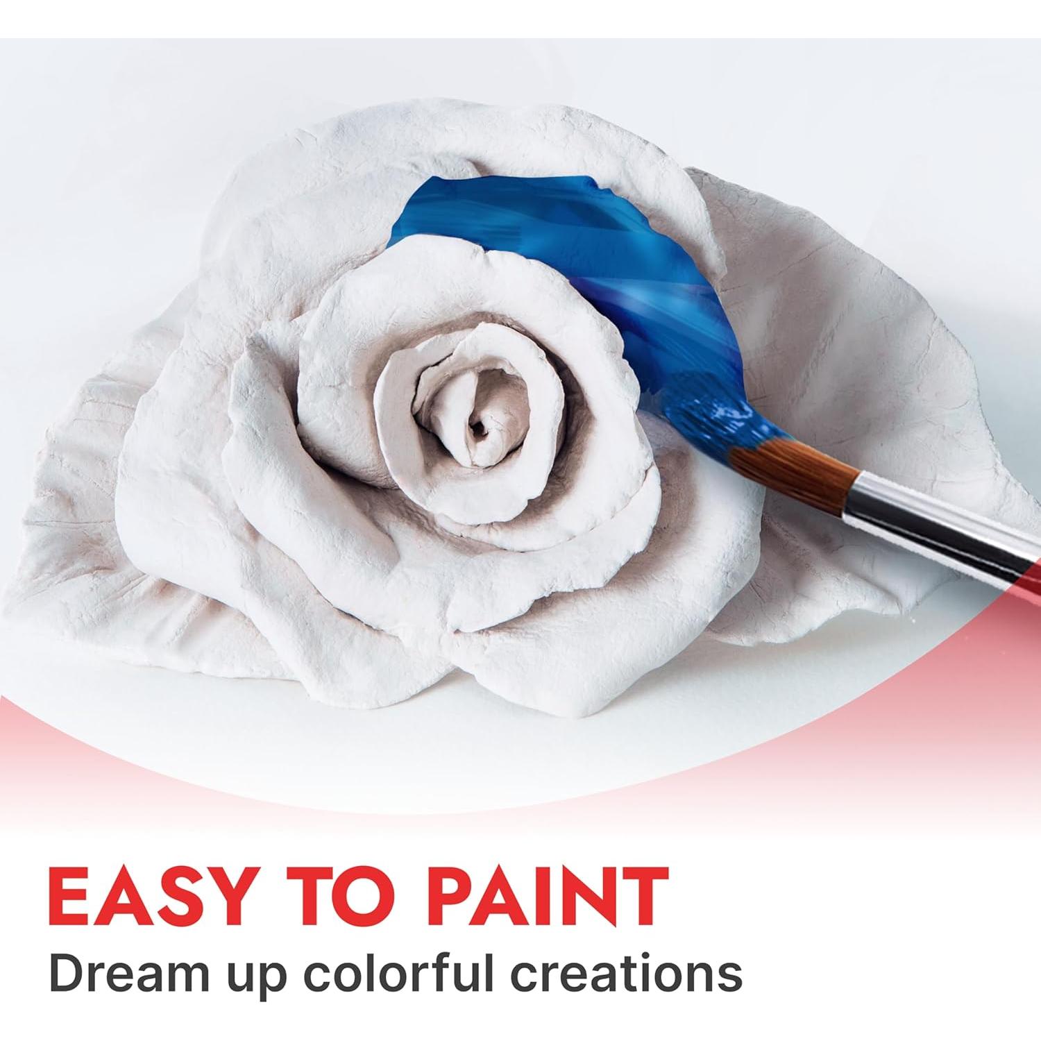 Arcilla de Modelado DAS 1 Kg Blanca que Endurece al Aire