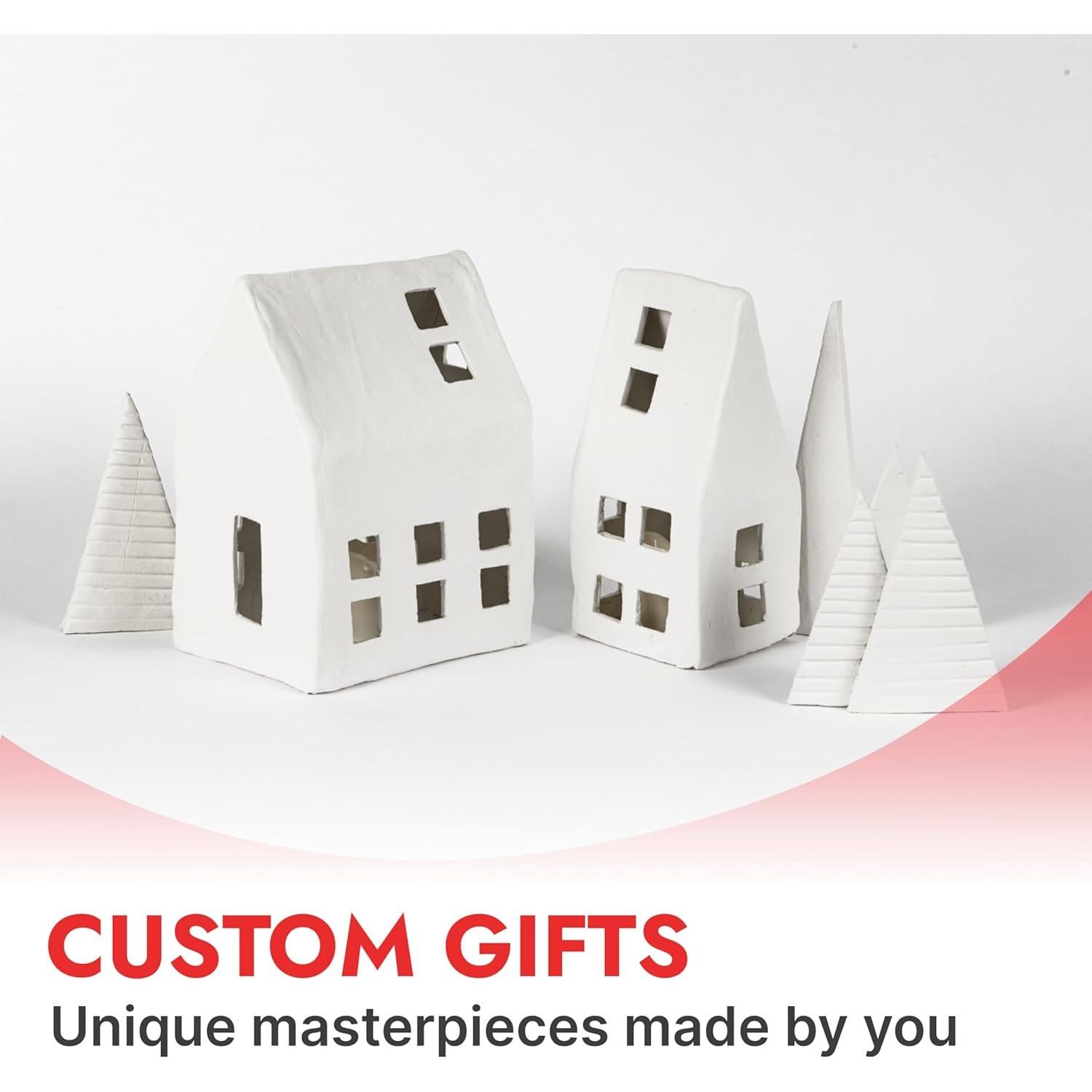 Arcilla de Modelado DAS 1 Kg Blanca que Endurece al Aire