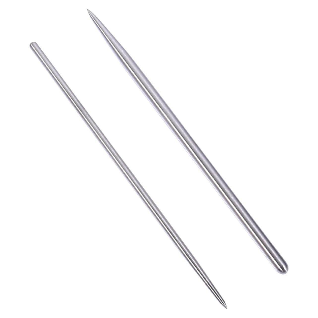 Kit de Modelado de Arcilla 2 Pcs Acero Inoxidable EXCEART