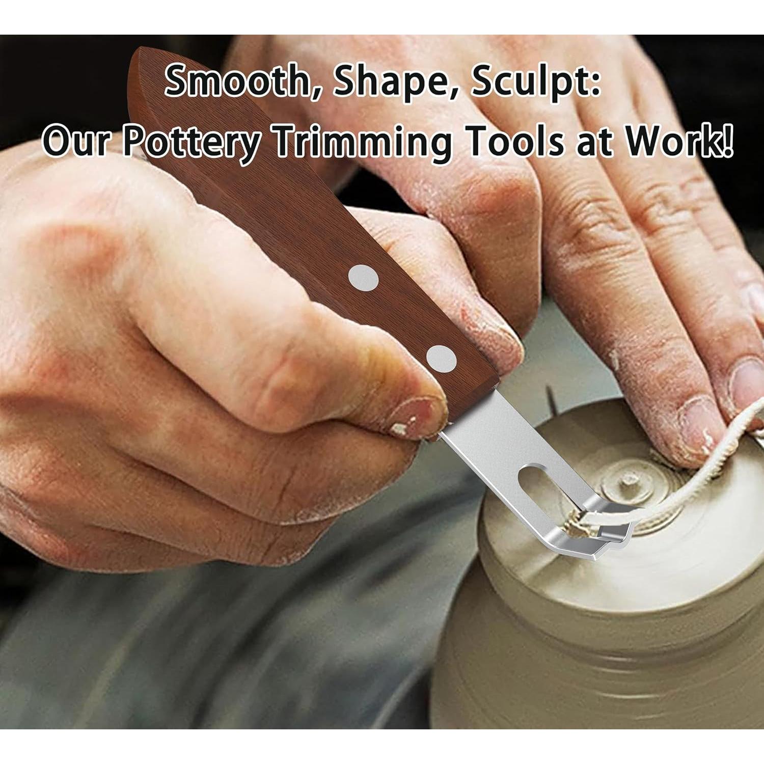 Herramienta de Recorte de Cerámica NISITEM con Mango de Nogal