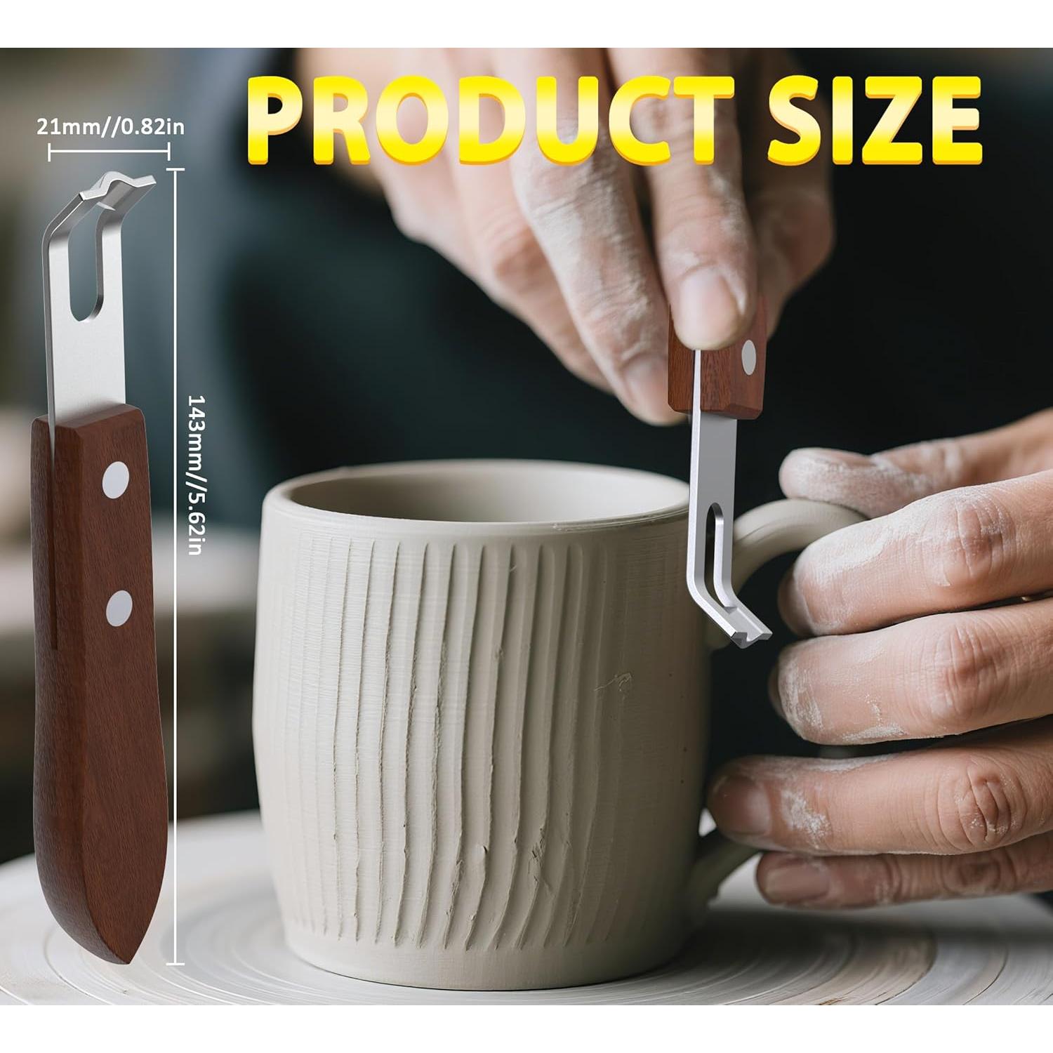 Herramienta de Recorte de Cerámica NISITEM con Mango de Nogal